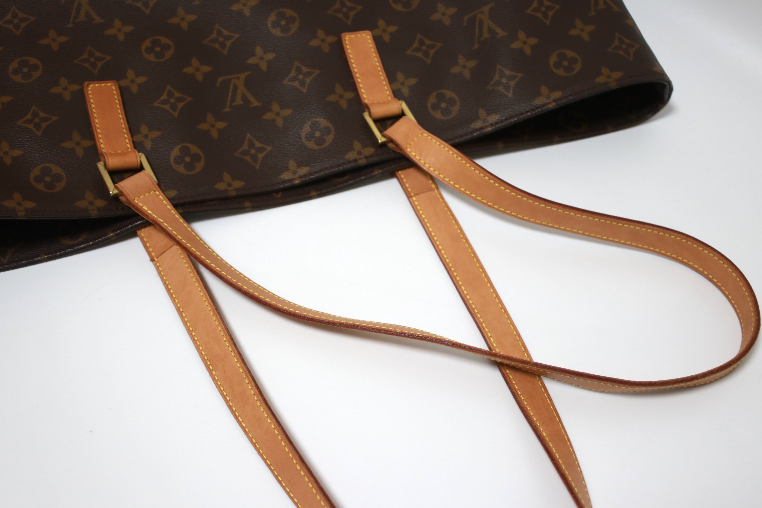Louis Vuitton Cabas Alto Shoulder Tote Bag Used