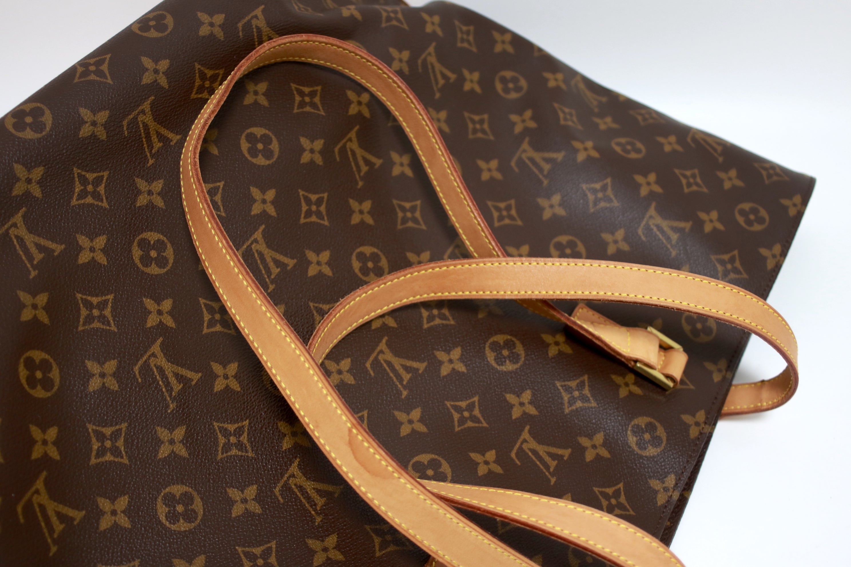 Louis Vuitton Cabas Alto Shoulder Tote Bag Used