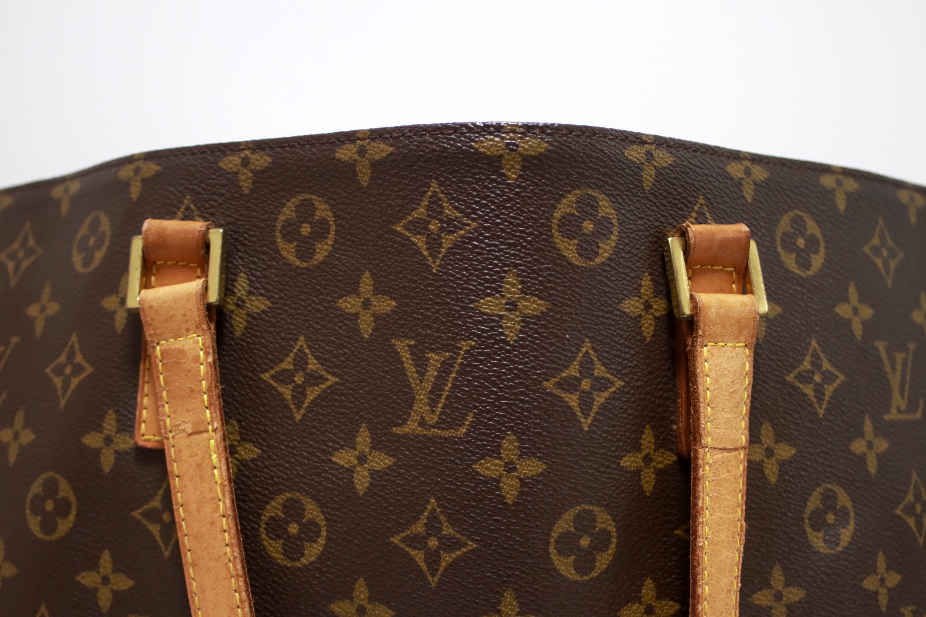 Louis Vuitton Cabas Alto Shoulder Tote Bag Used