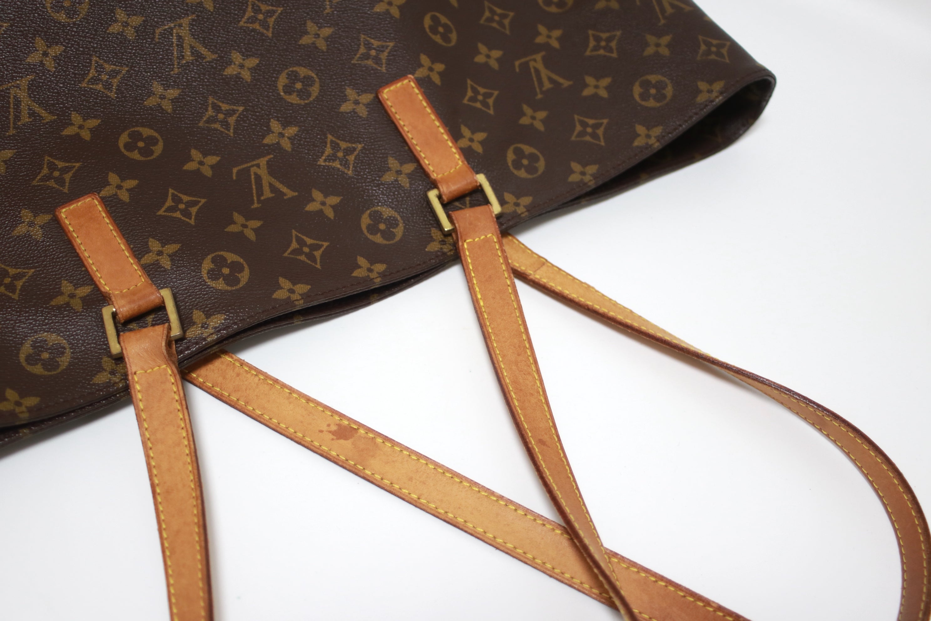 Louis Vuitton Cabas Alto Shoulder Tote Bag Used