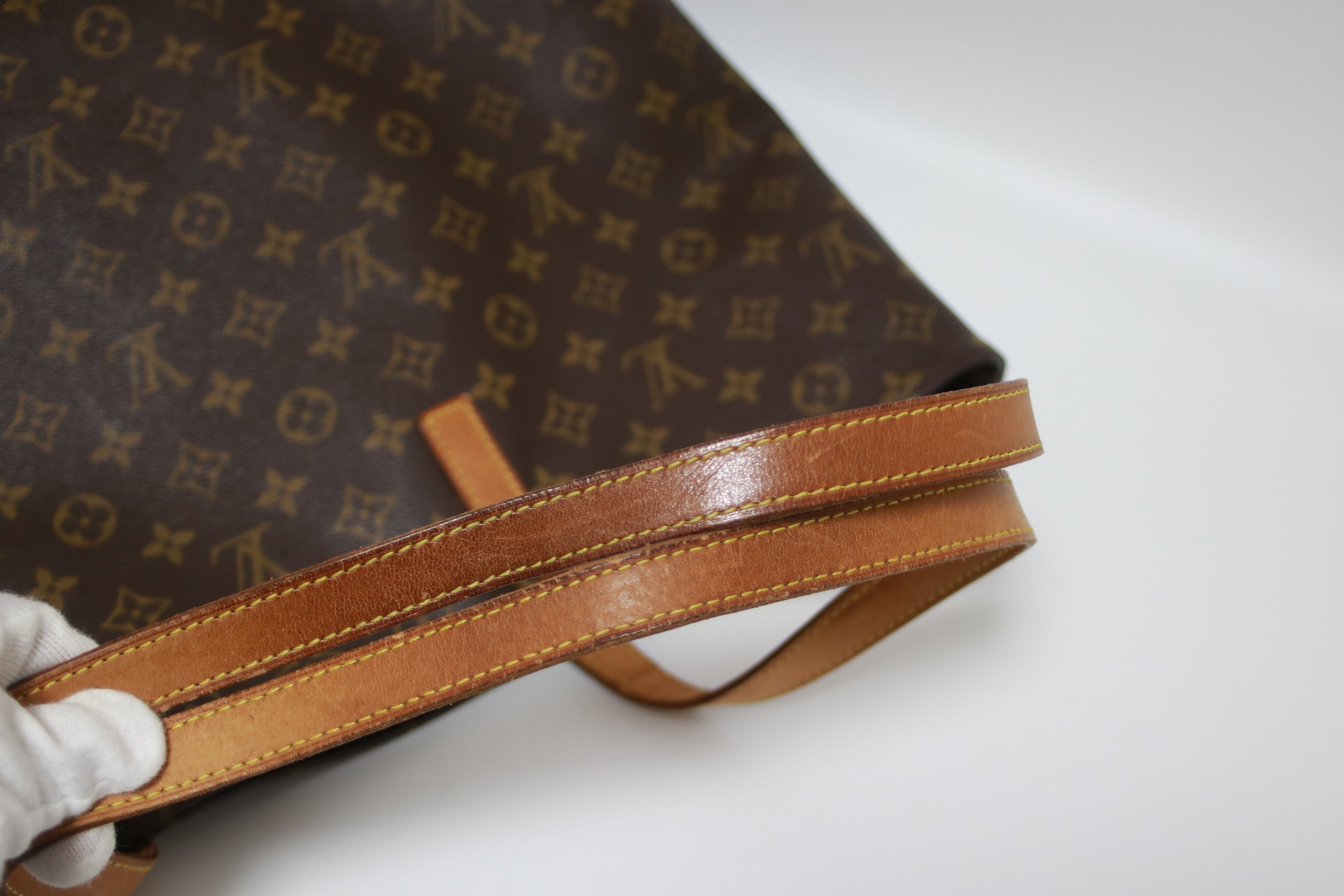 Louis Vuitton Cabas Alto Shoulder Tote Bag Used