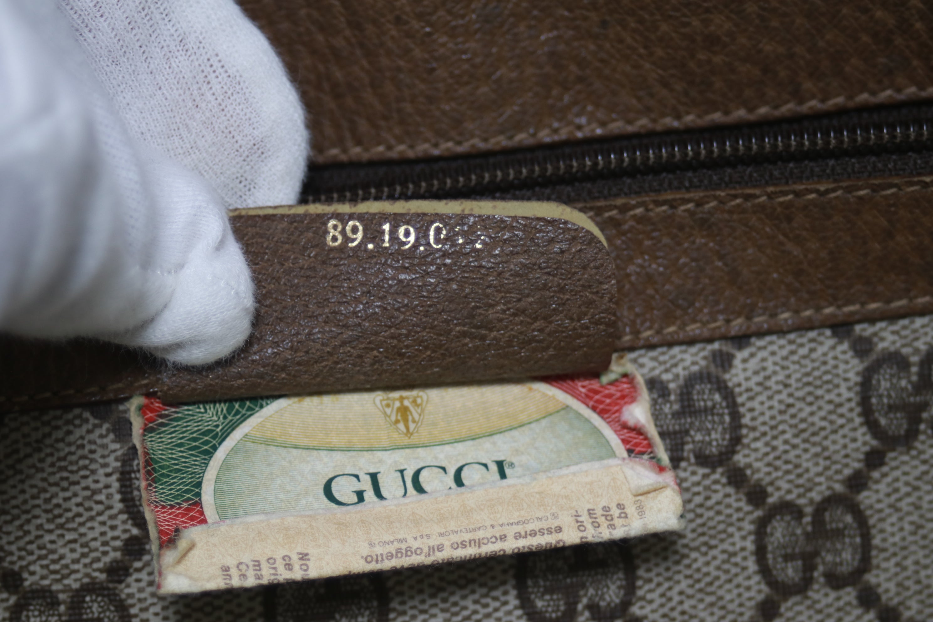 Gucci Sheryline Tote Travel Bag Used