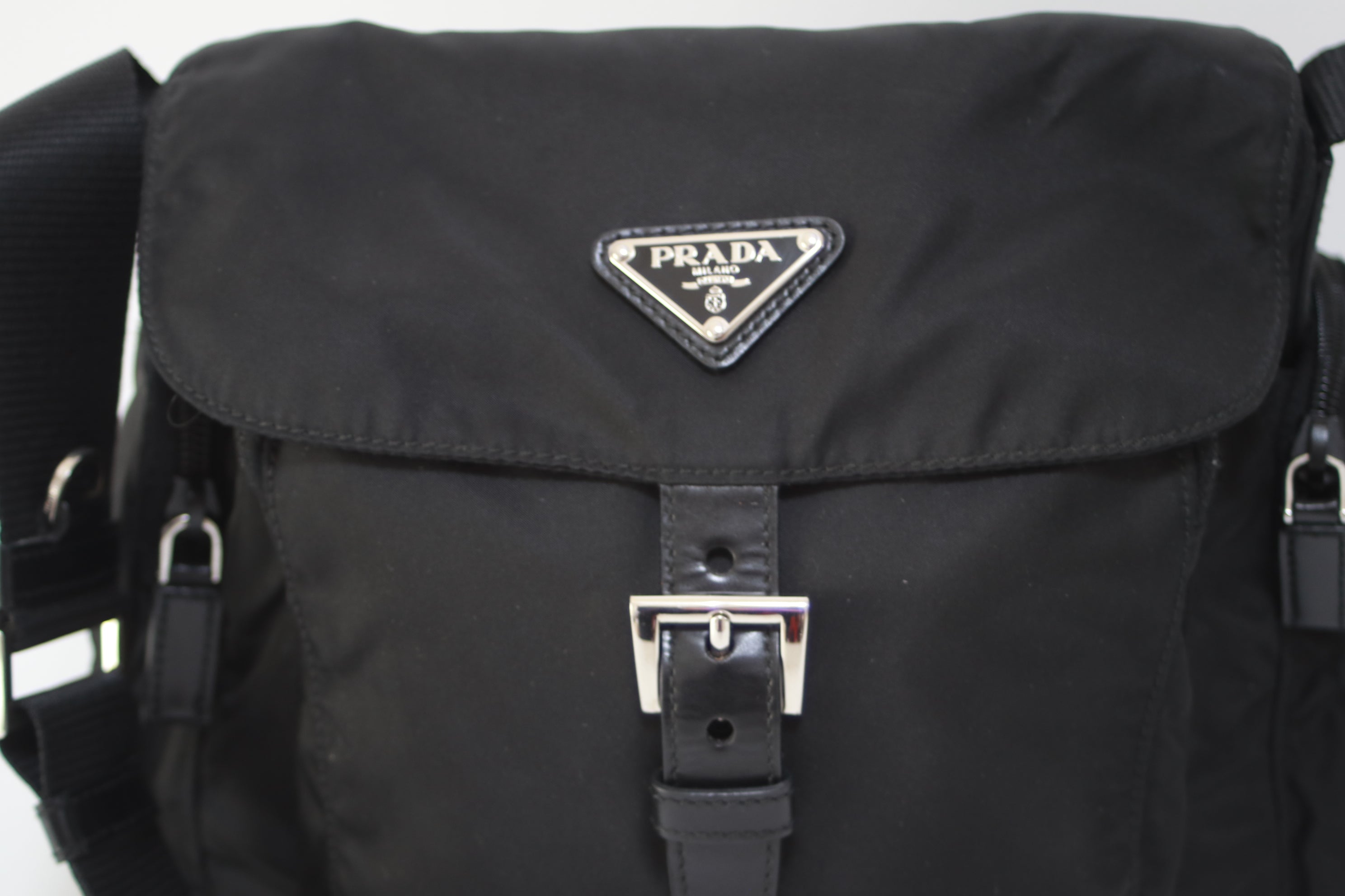 Prada Nylon Crossbody Shoulder Bag Used