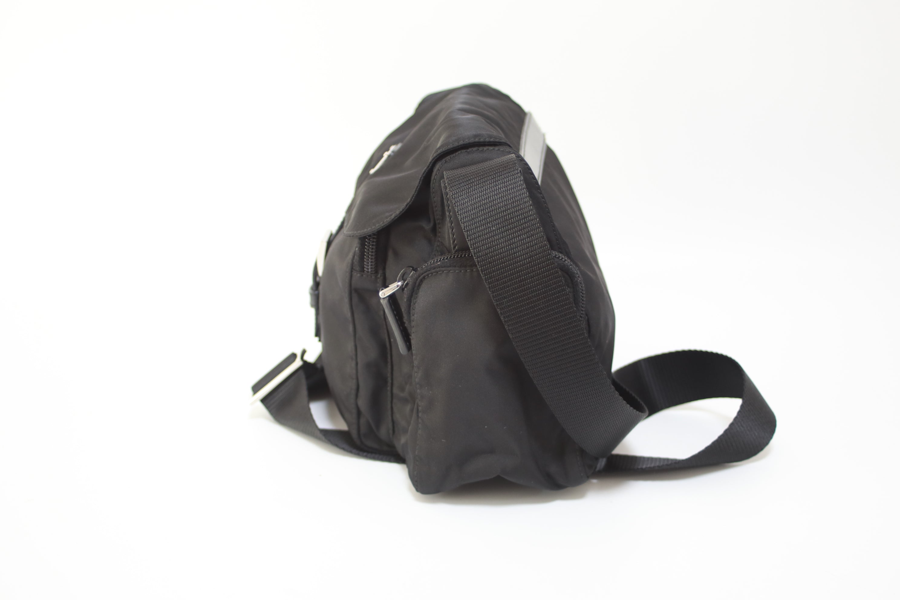 Prada Nylon Crossbody Shoulder Bag Used