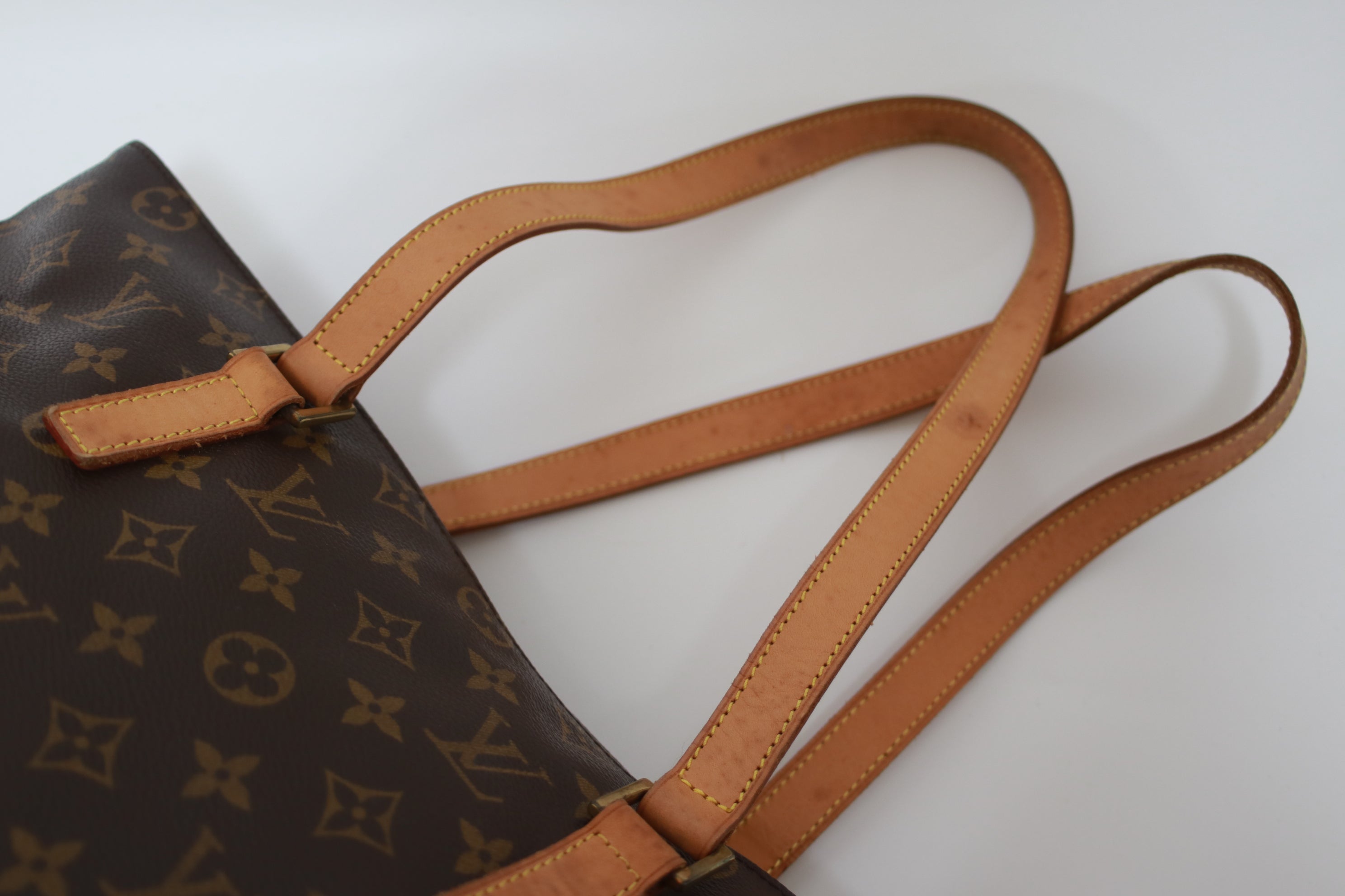 Louis Vuitton Cabas Mezzo Shoulder Bag Used