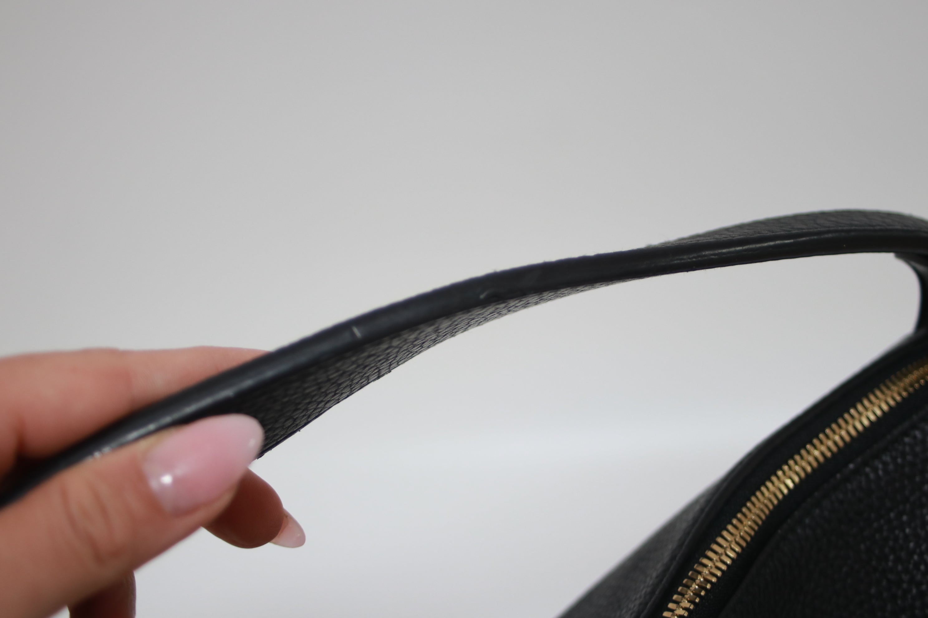 Gucci Soho Two Way Shoulder Bag Black (Missing Strap) Used