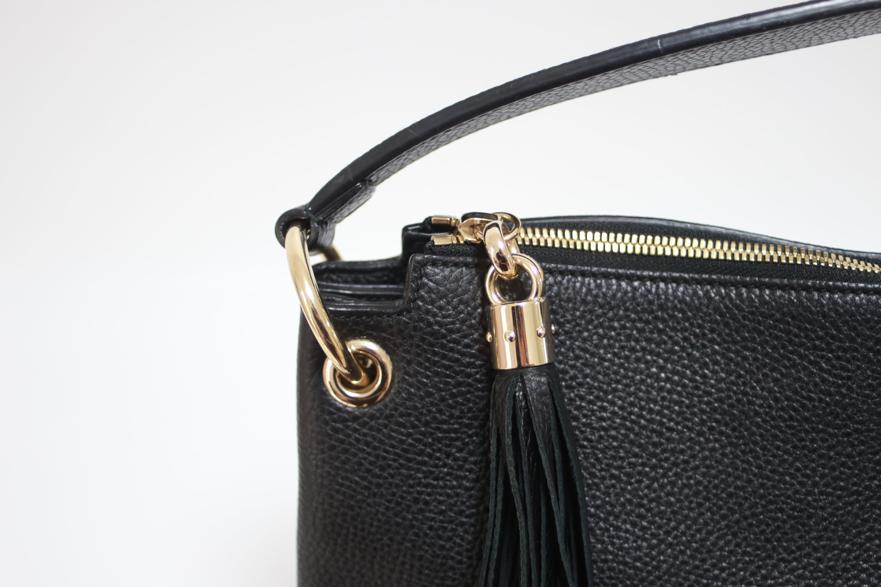 Gucci Soho Two Way Shoulder Bag Black (Missing Strap) Used