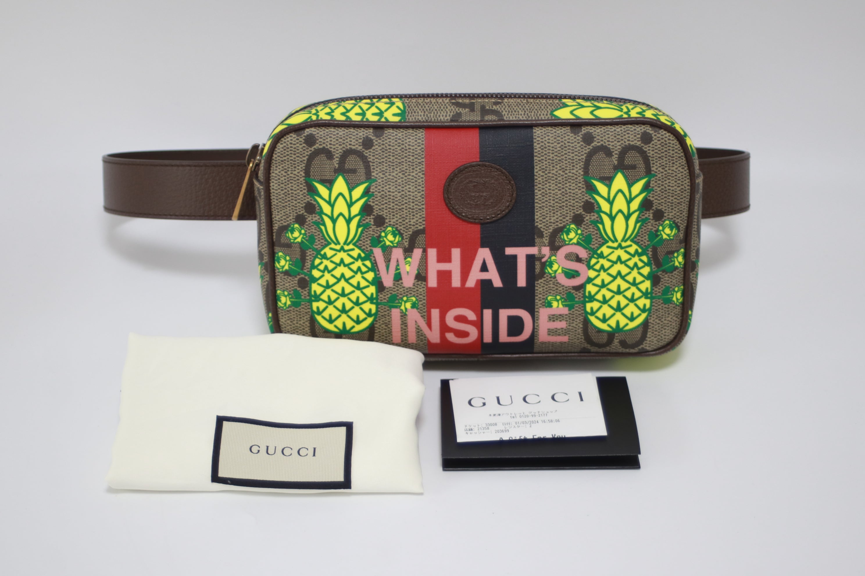 Gucci Pineapple Belt bag