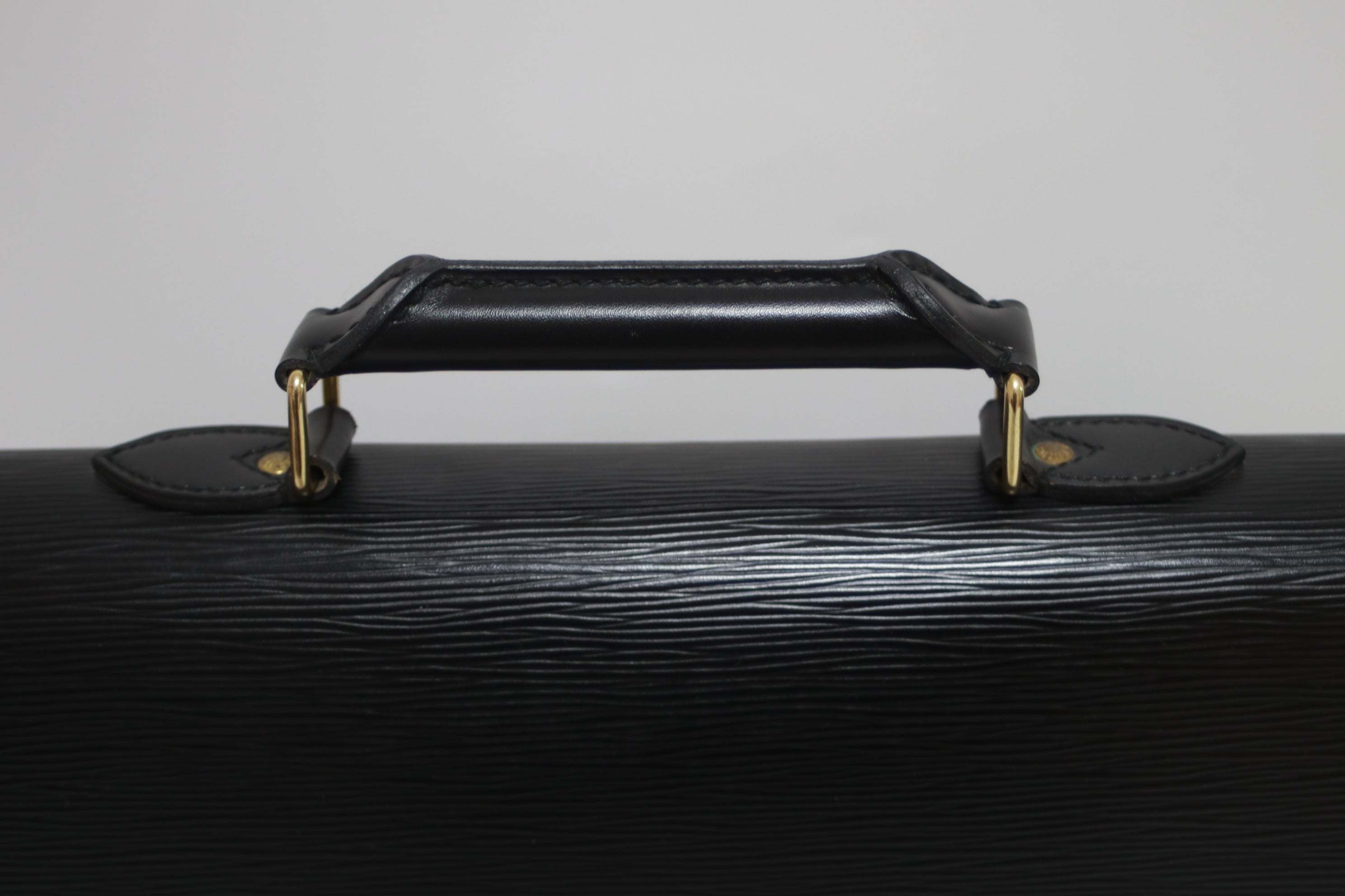Louis Vuitton Briefcase Serviette Ambassadeur Epi Black Used