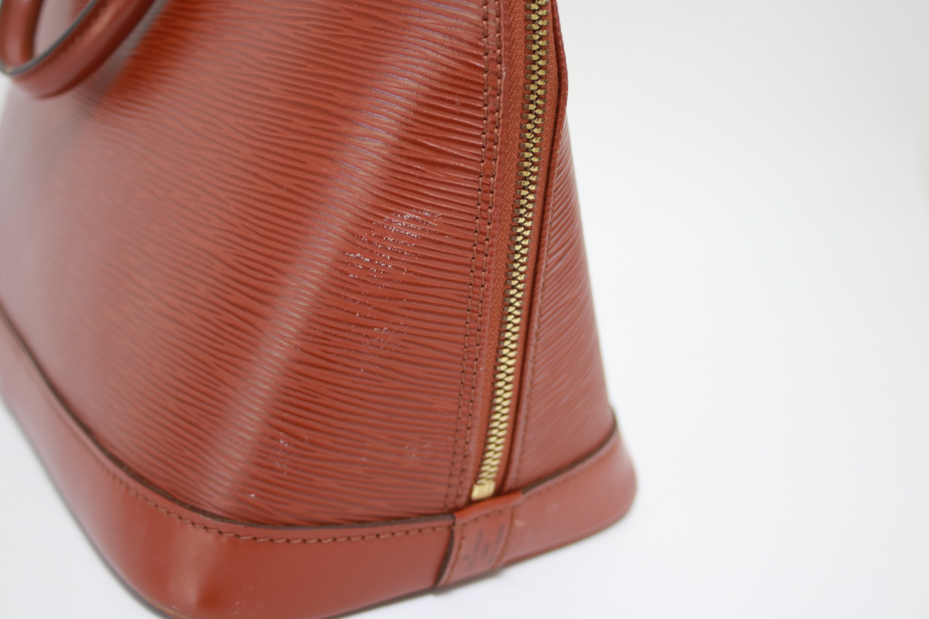 Louis Vuitton Alma PM Kenya Brown Epi Handbag Used