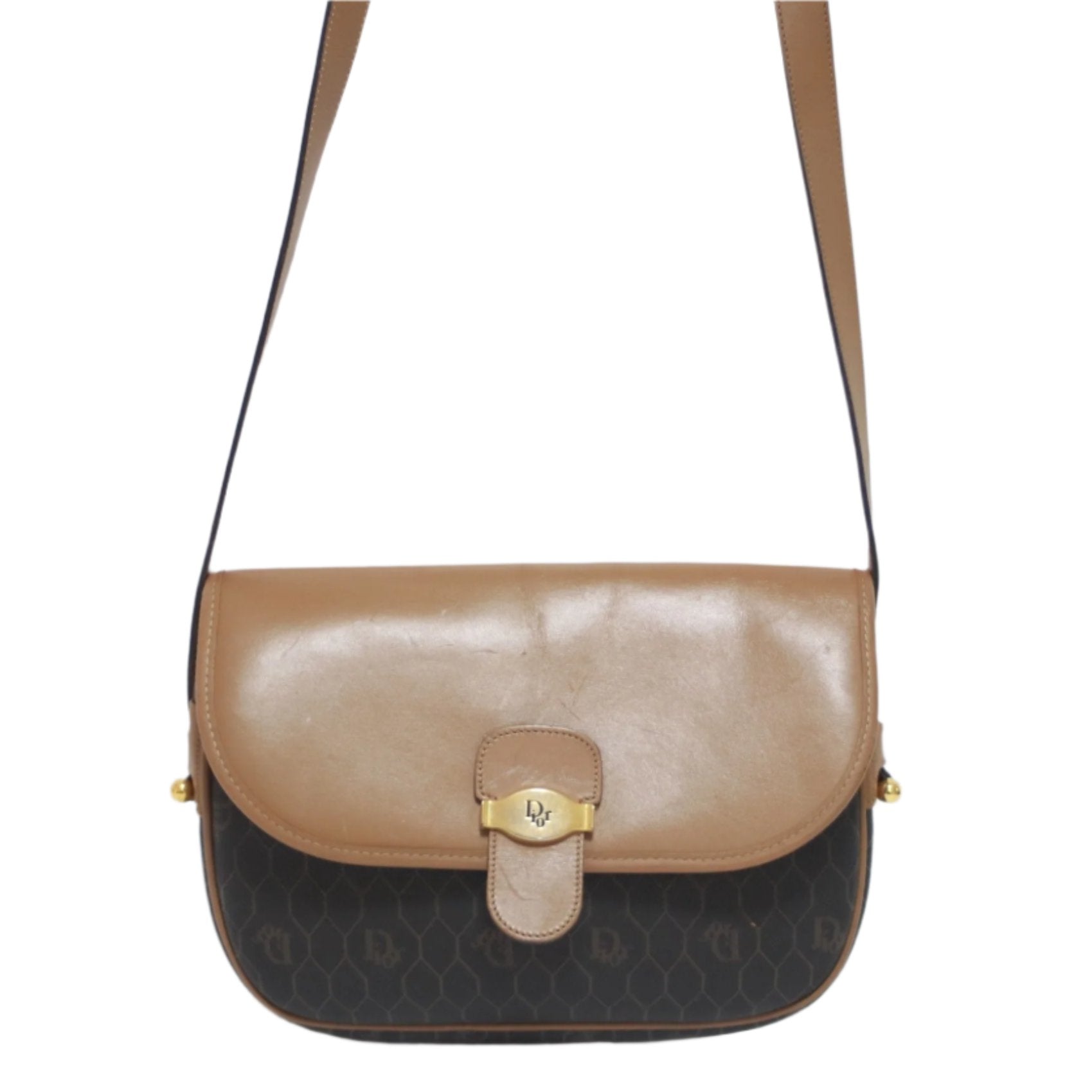 Dior Vintage Honeycomb Shoulder Bag Used