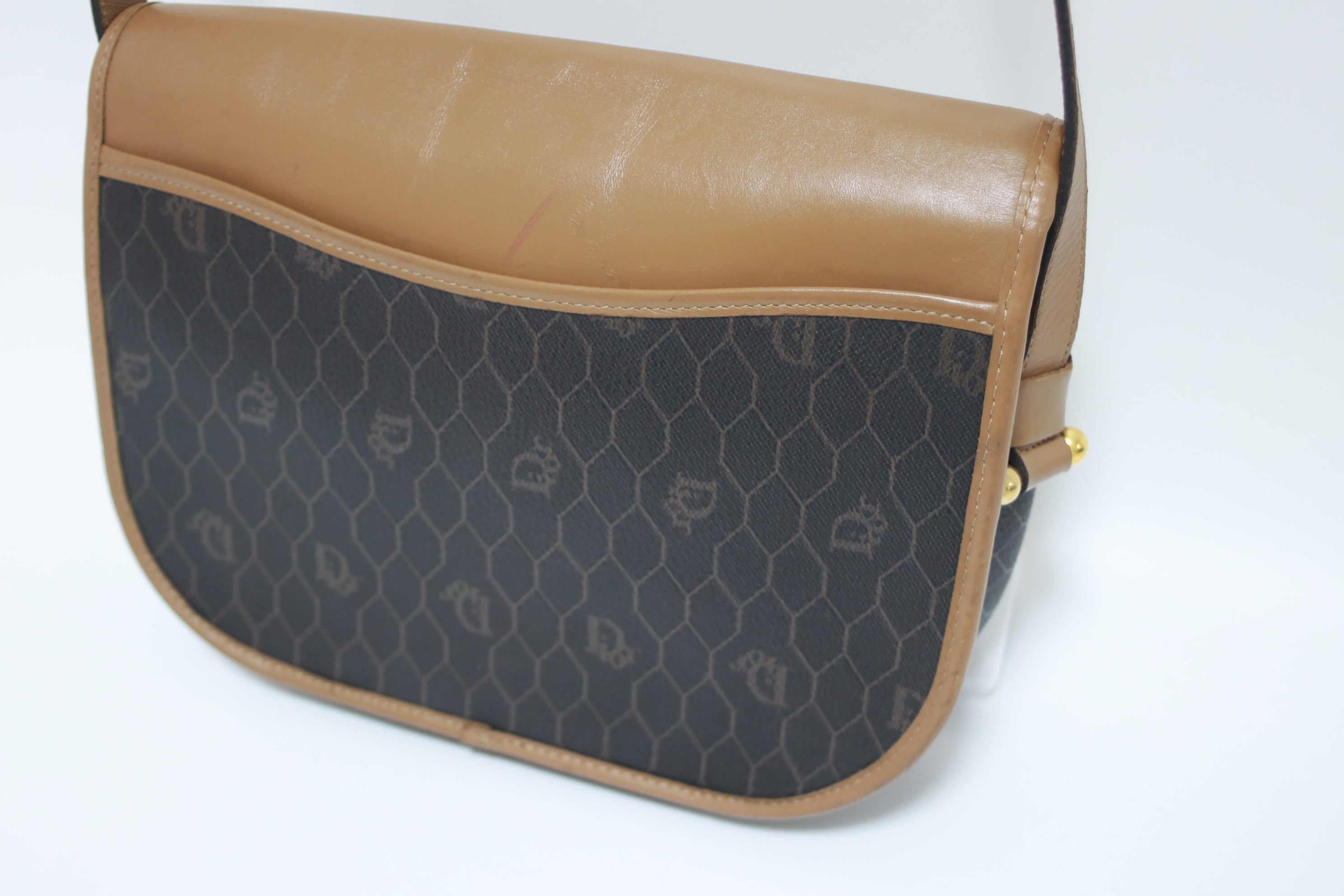 Dior Vintage Honeycomb Shoulder Bag Used