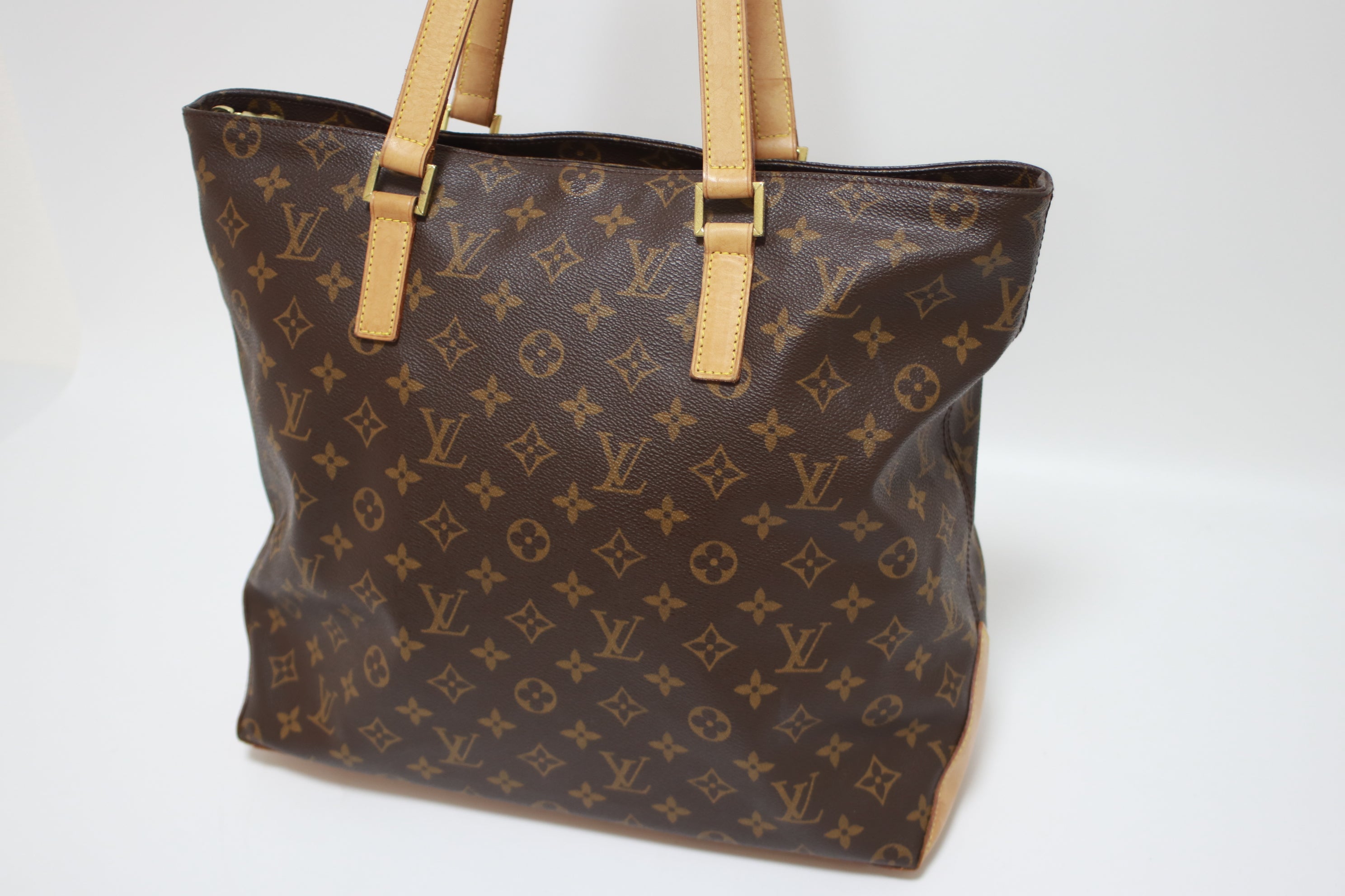 Louis Vuitton Cabas Mezzo Shoulder Tote Bag Used