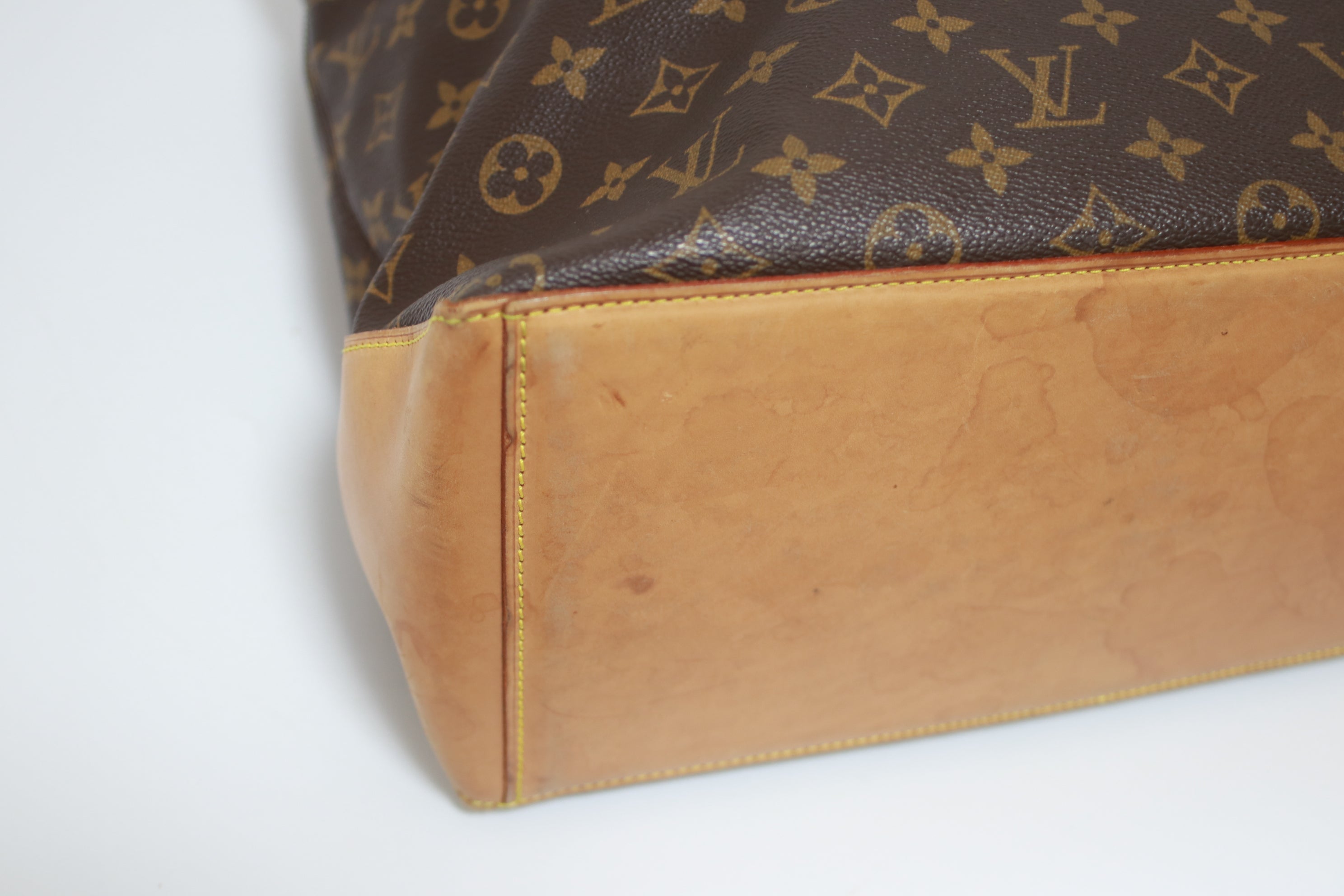 Louis Vuitton Cabas Mezzo Shoulder Tote Bag Used