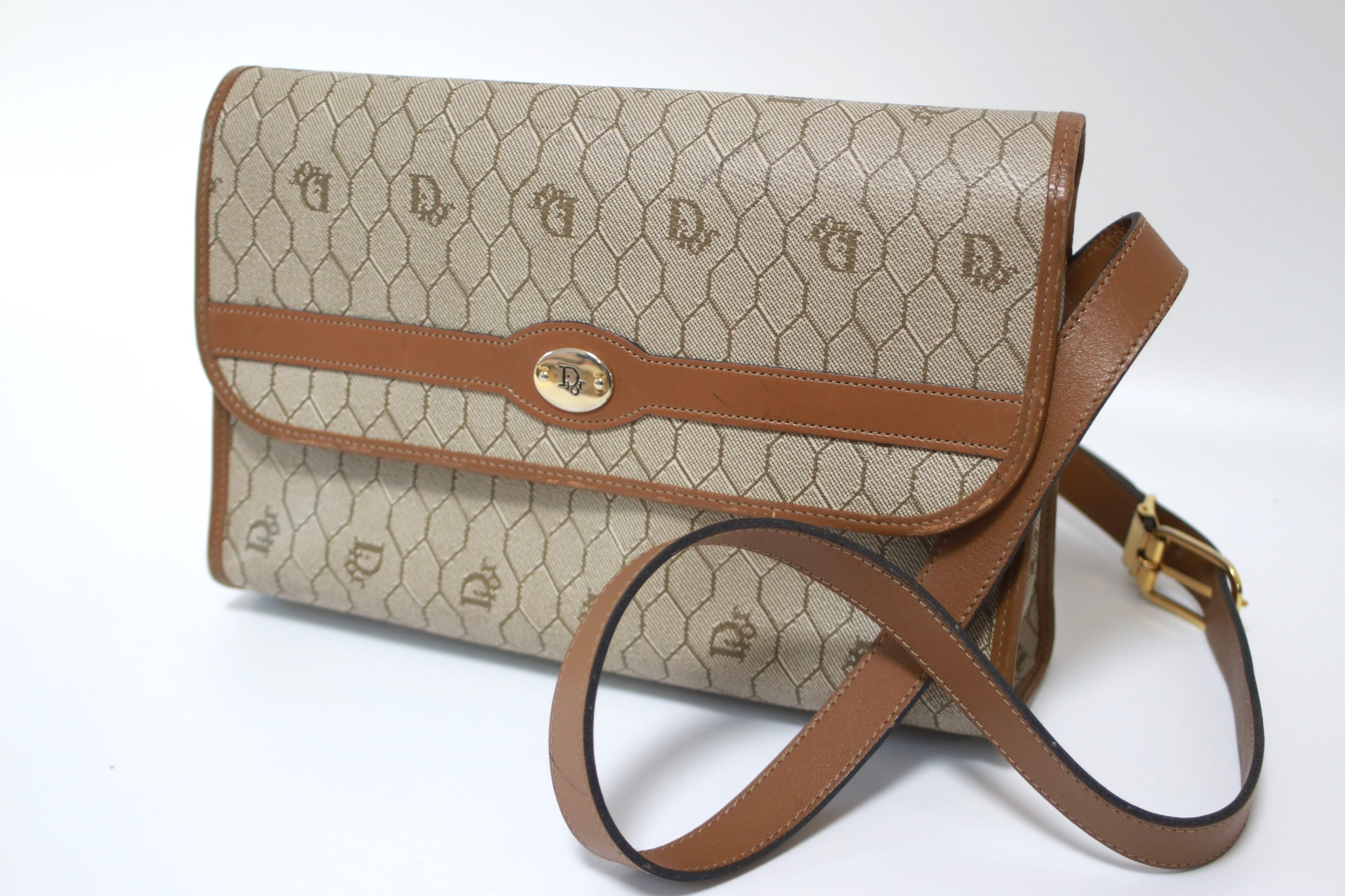 Dior Honeycomb Shoulder Bag Used