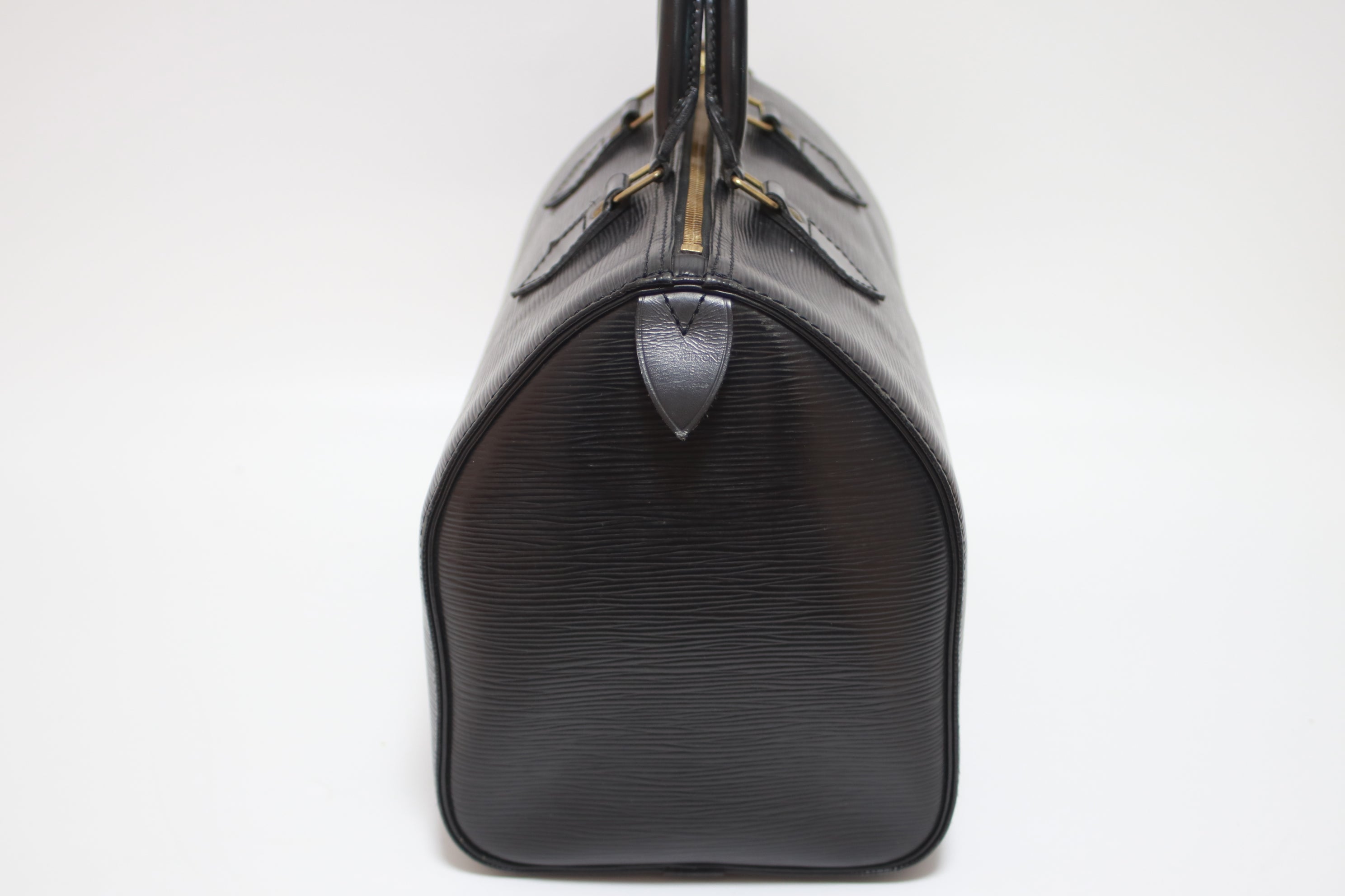Louis Vuitton Speedy 30 Epi Handbag Black Used