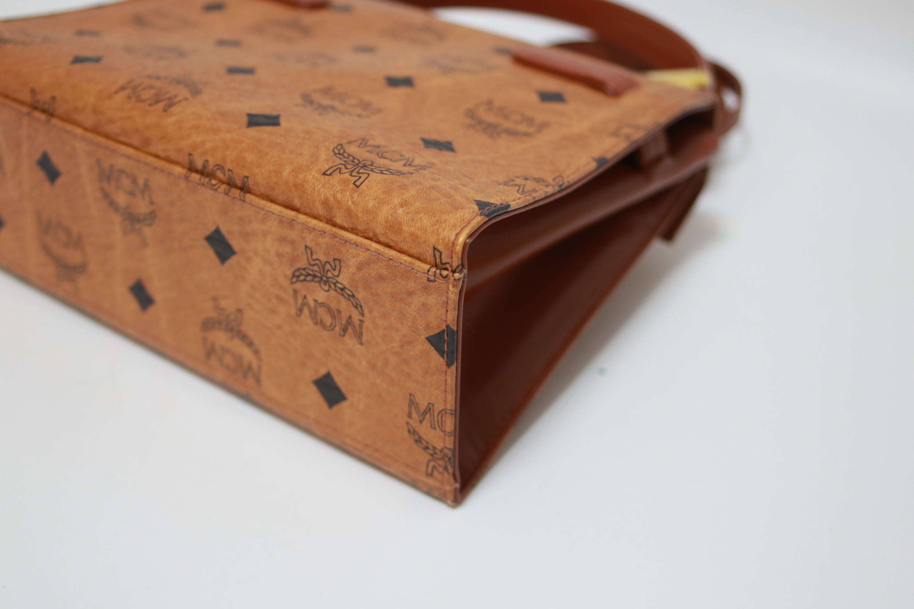 MCM Two Way Top Handle Bag Used