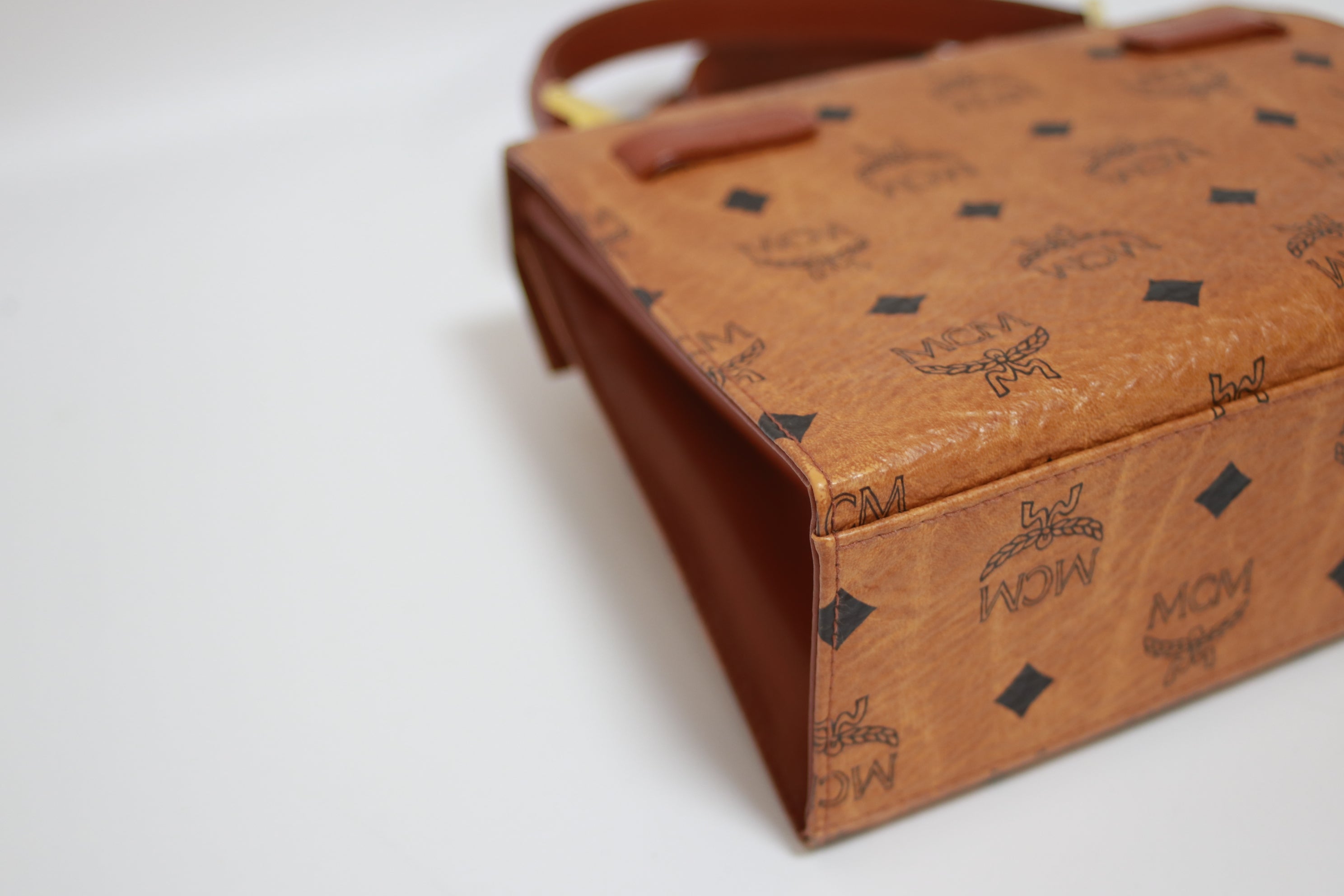 MCM Two Way Top Handle Bag Used