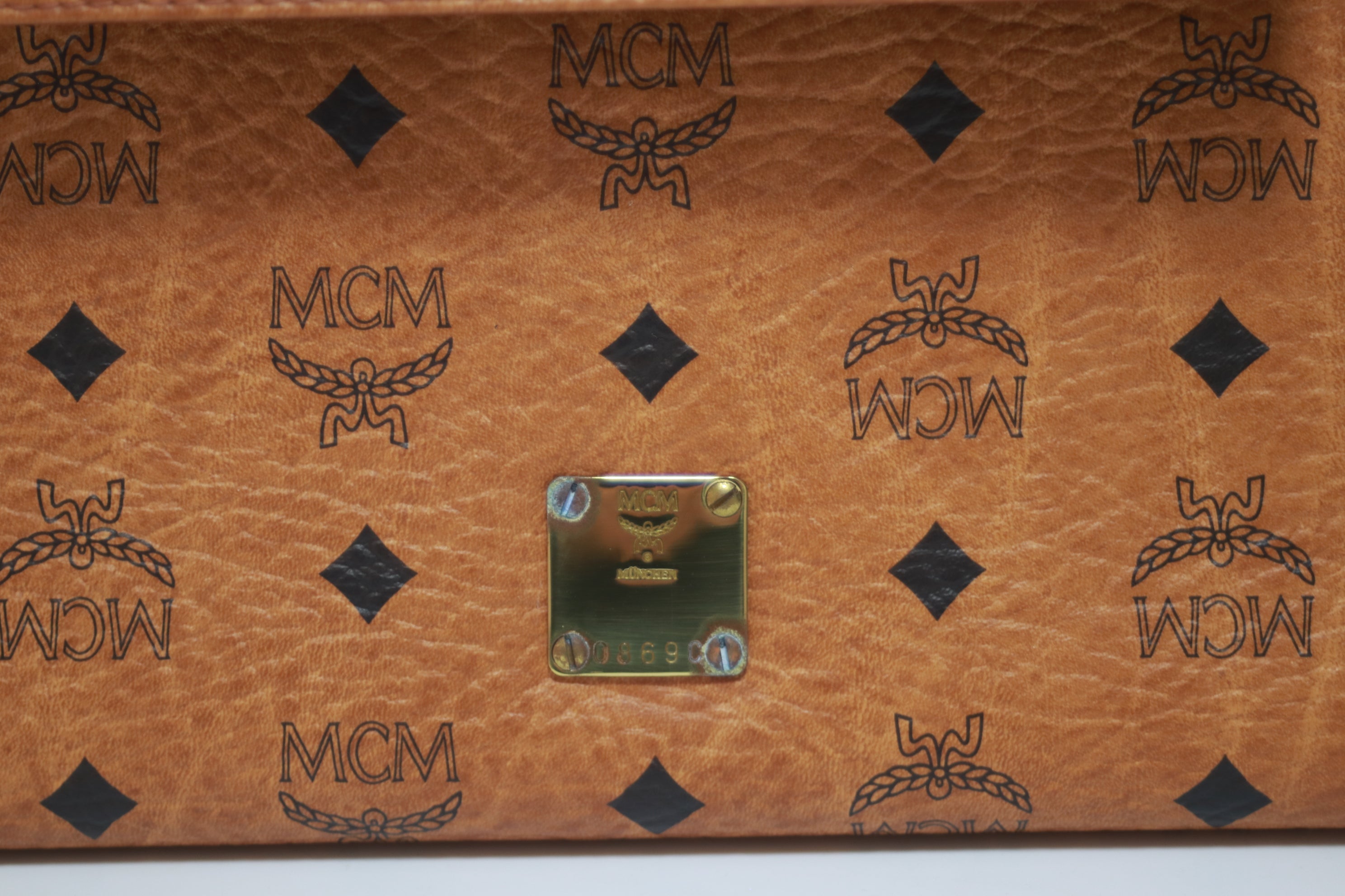 MCM Two Way Top Handle Bag Used