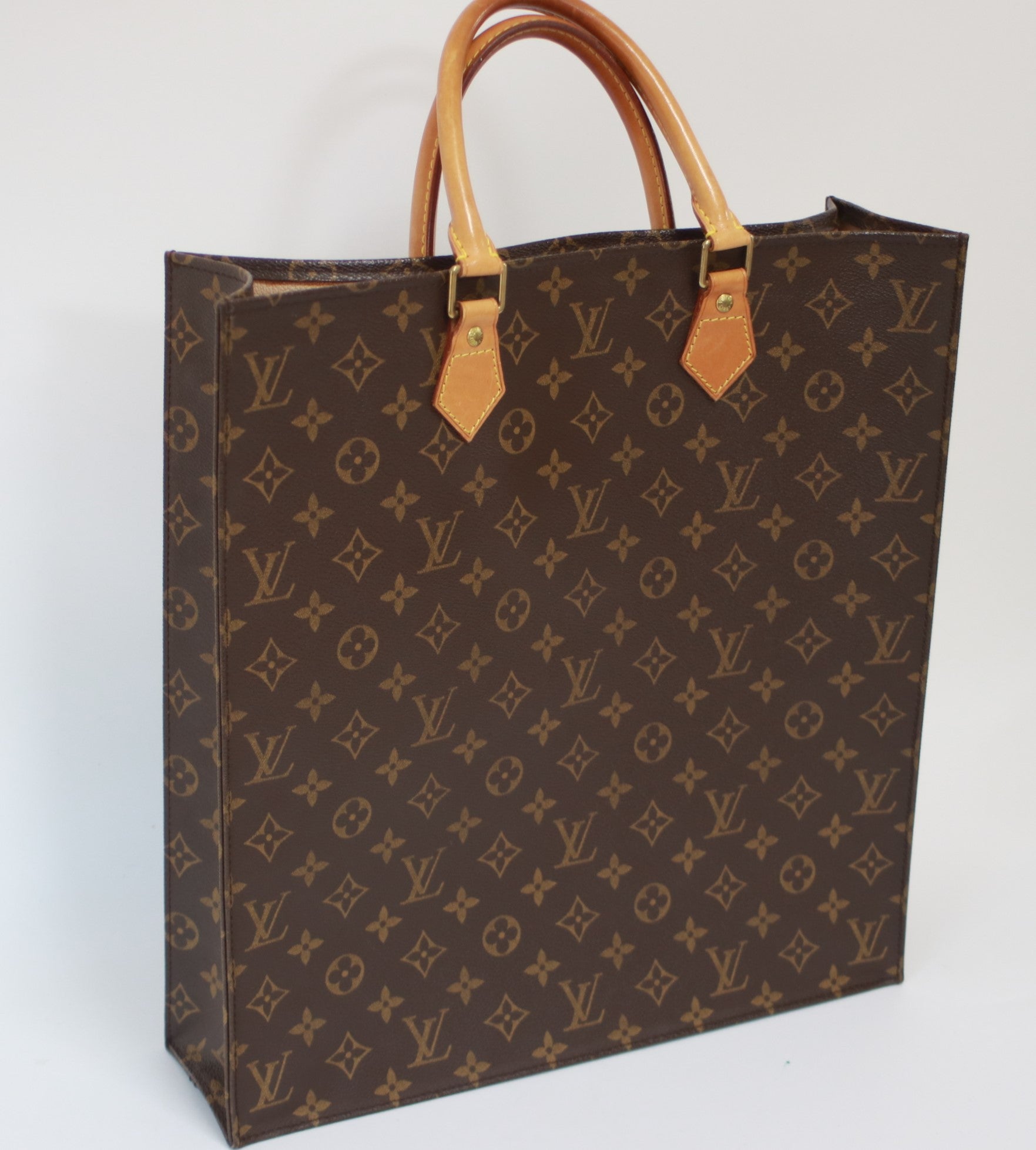 Louis Vuitton Sac Plat Tote Bag Used