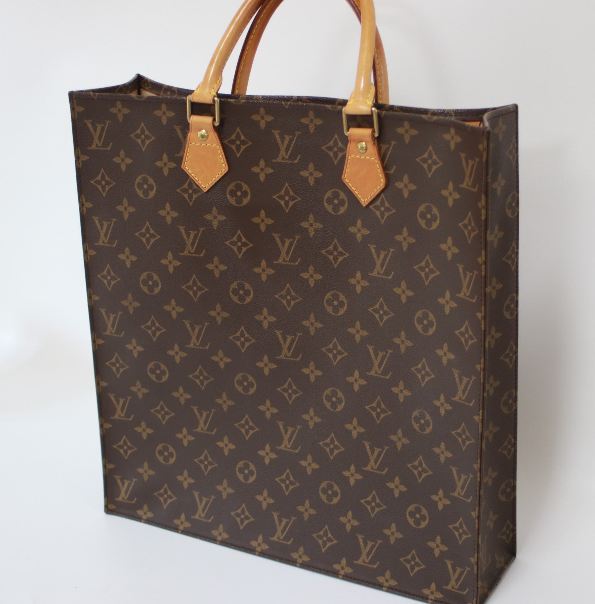 Louis Vuitton Sac Plat Tote Bag Used