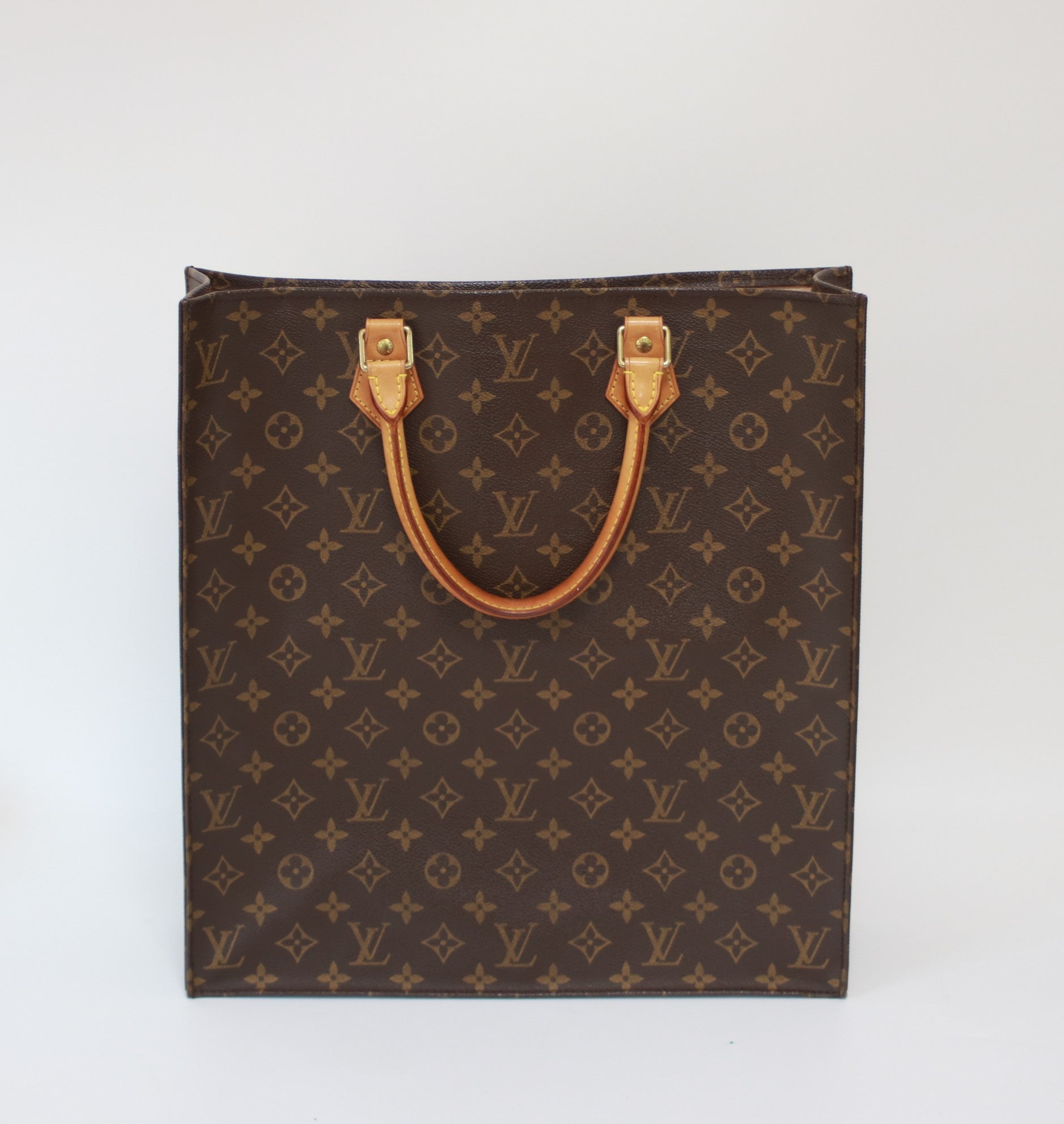 Louis Vuitton Sac Plat Tote Bag Used
