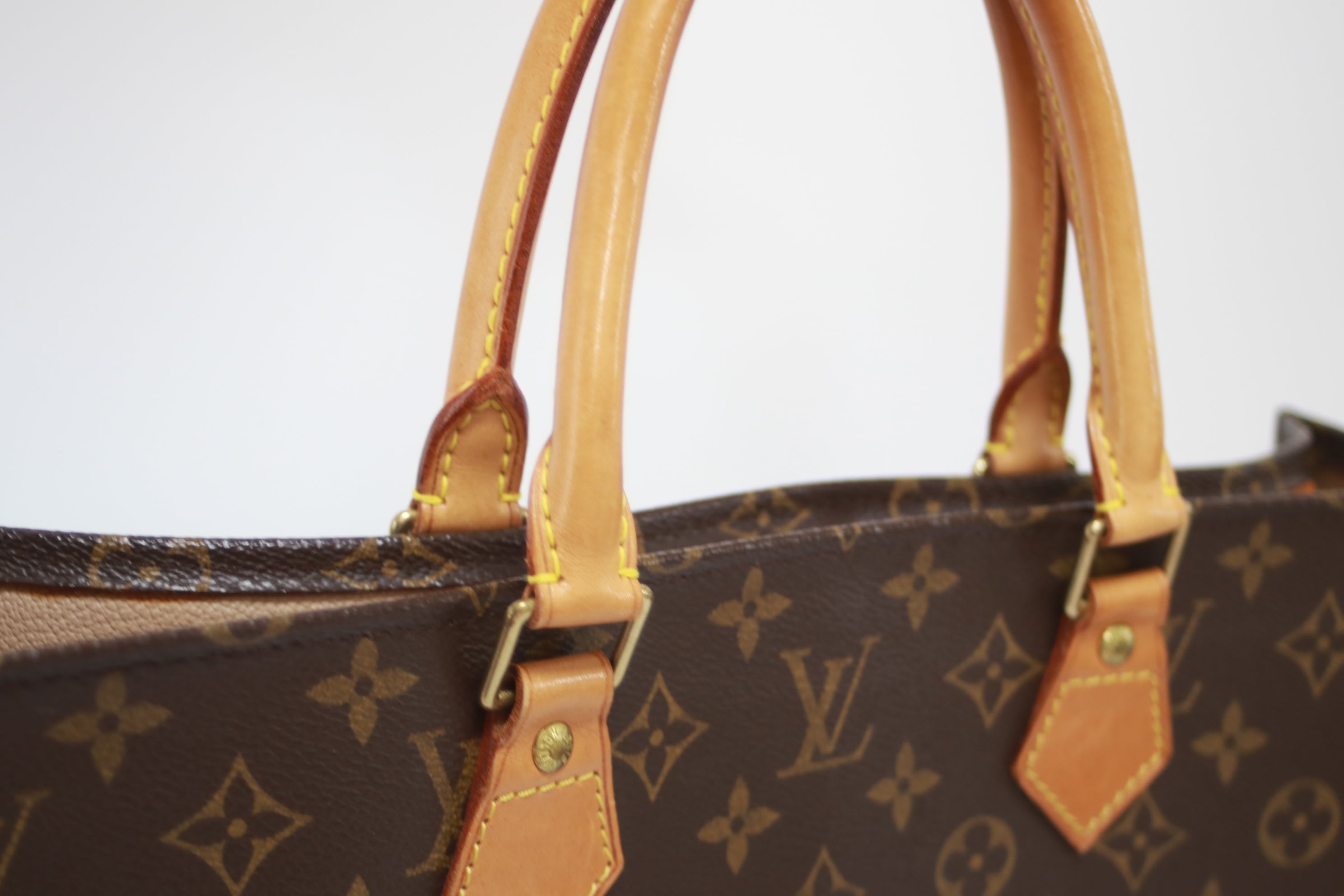 Louis Vuitton Sac Plat Tote Bag Used