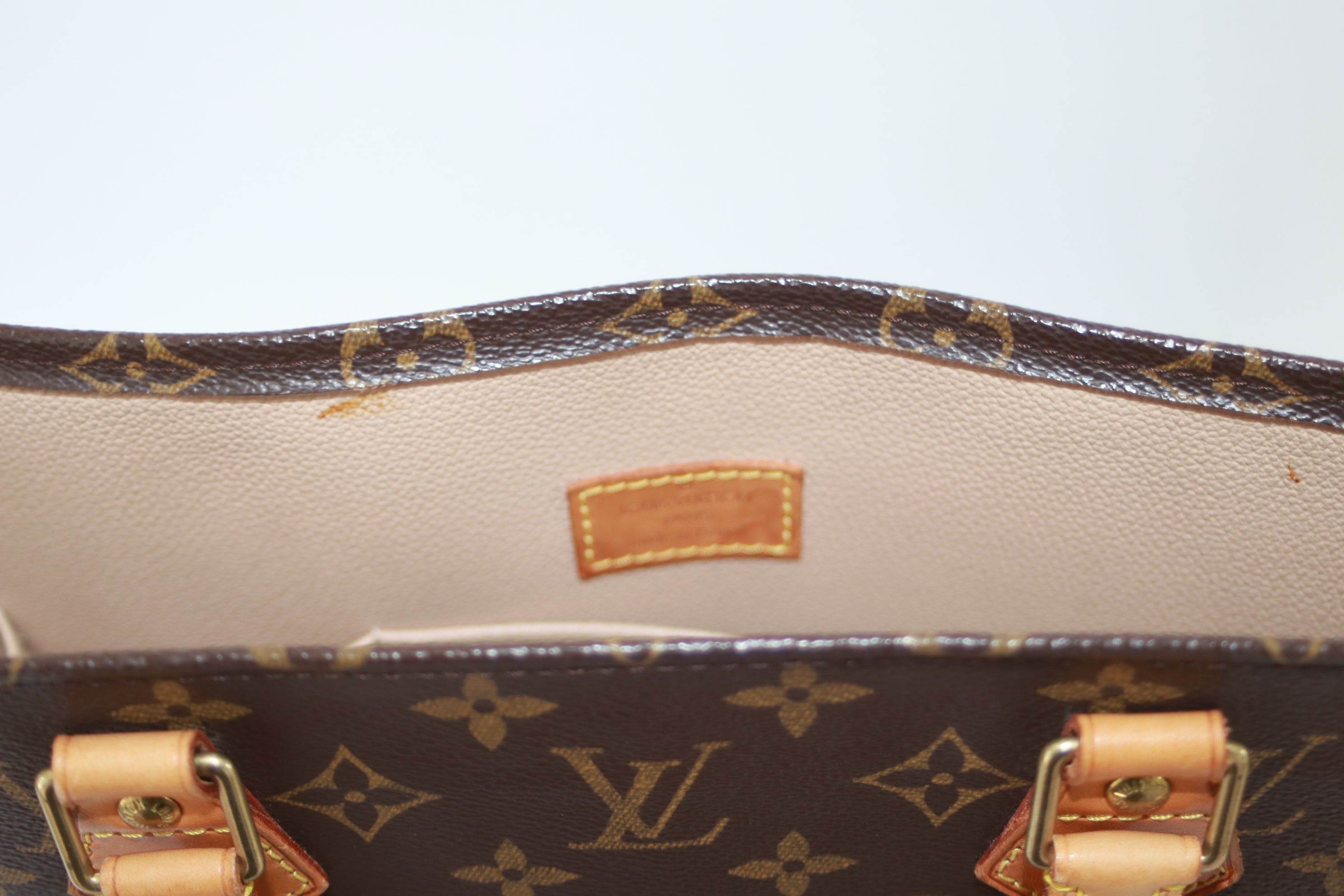 Louis Vuitton Sac Plat Tote Bag Used