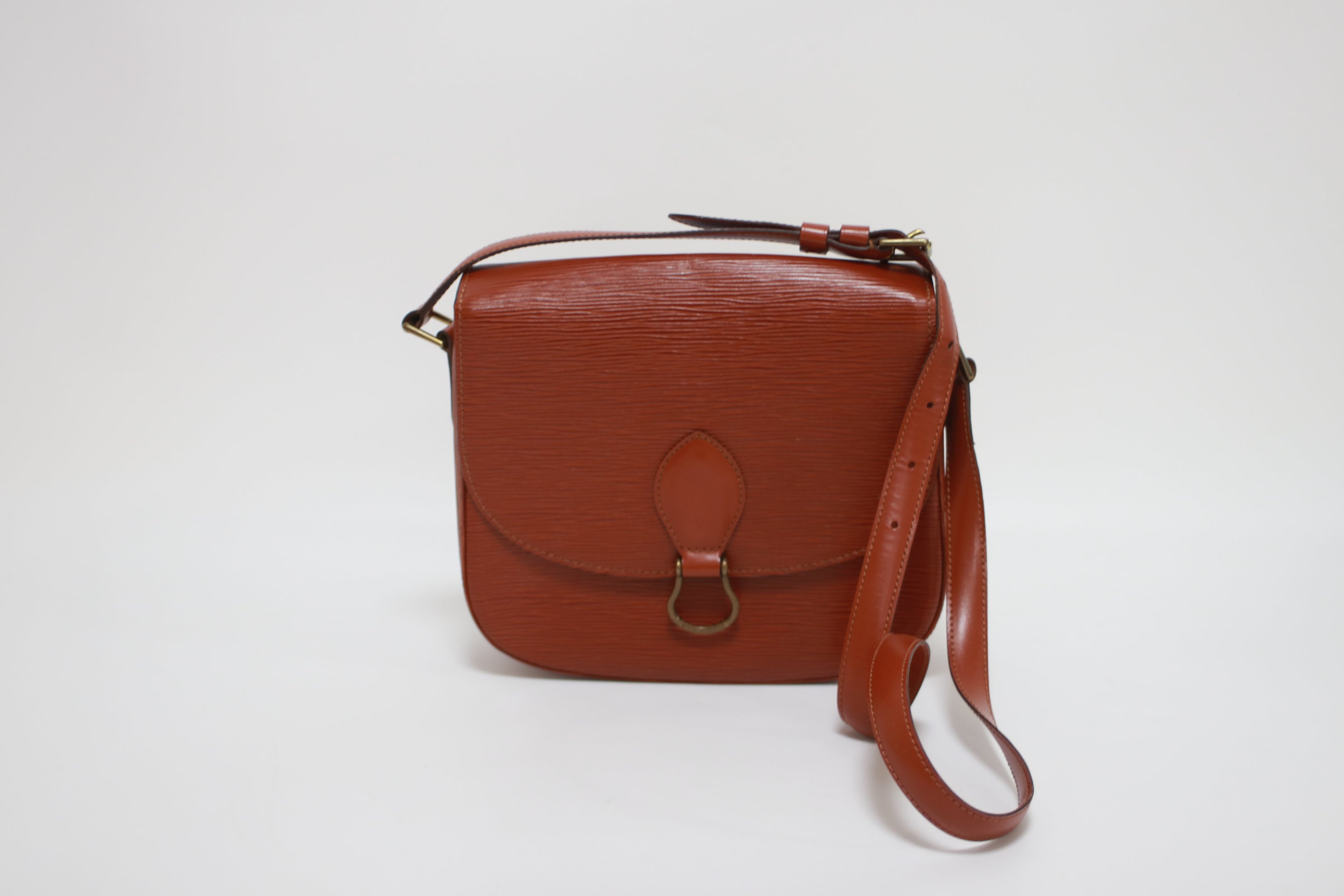 Louis Vuitton Saint Cloud GM Epi Bag Kenya Brown Used