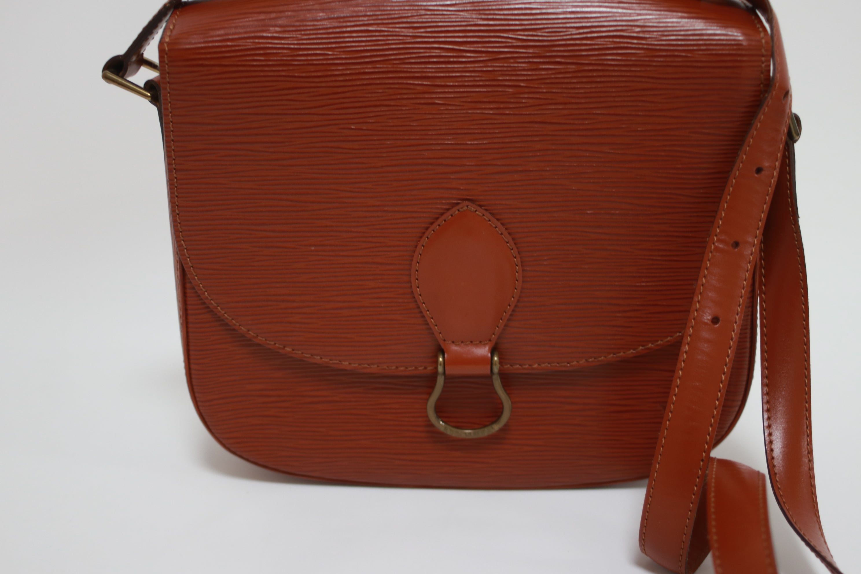Louis Vuitton Saint Cloud GM Epi Bag Kenya Brown Used