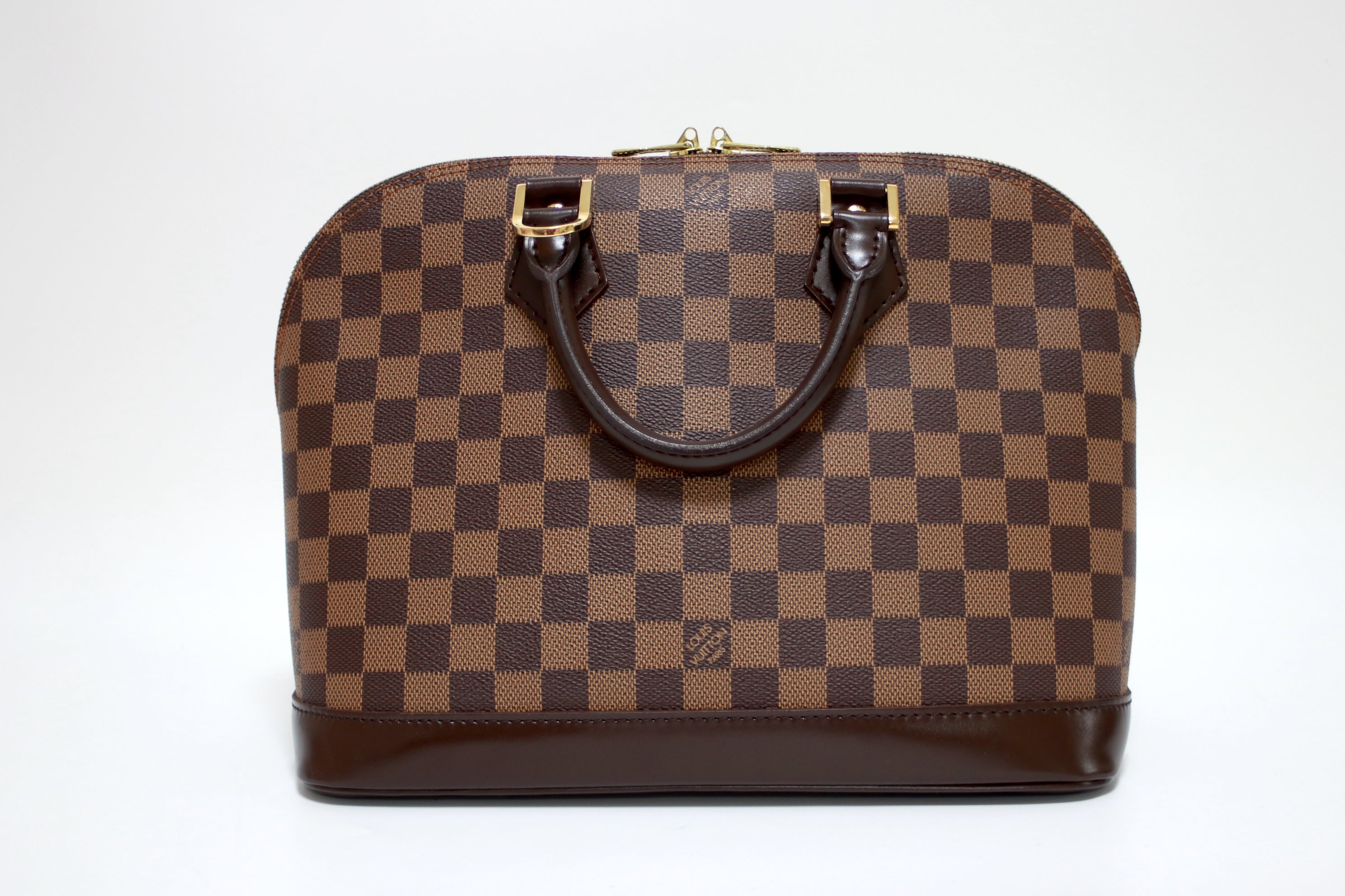 Louis Vuitton Alma PM Damier Ebene Handbag Used