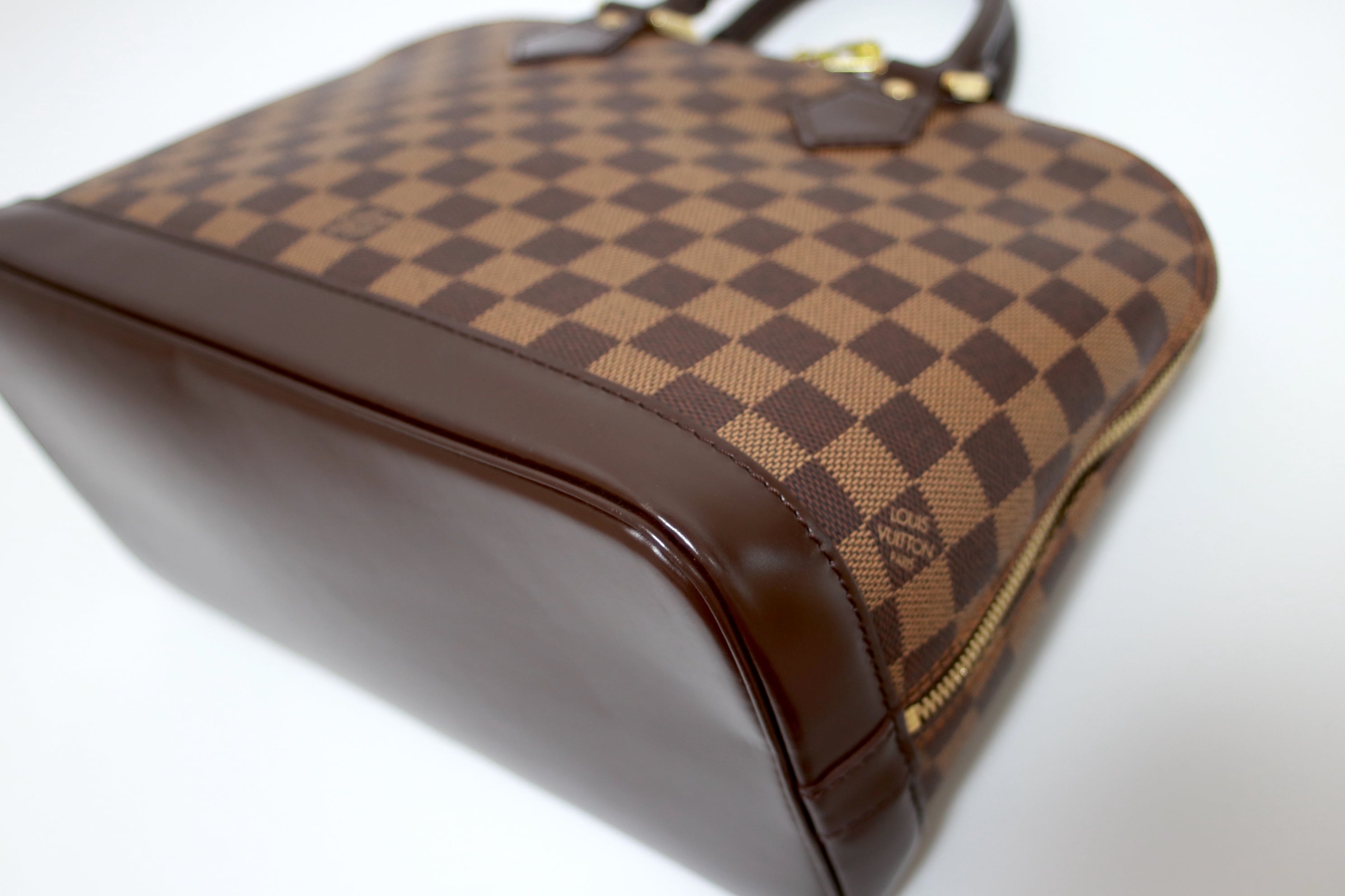 Louis Vuitton Alma PM Damier Ebene Handbag Used