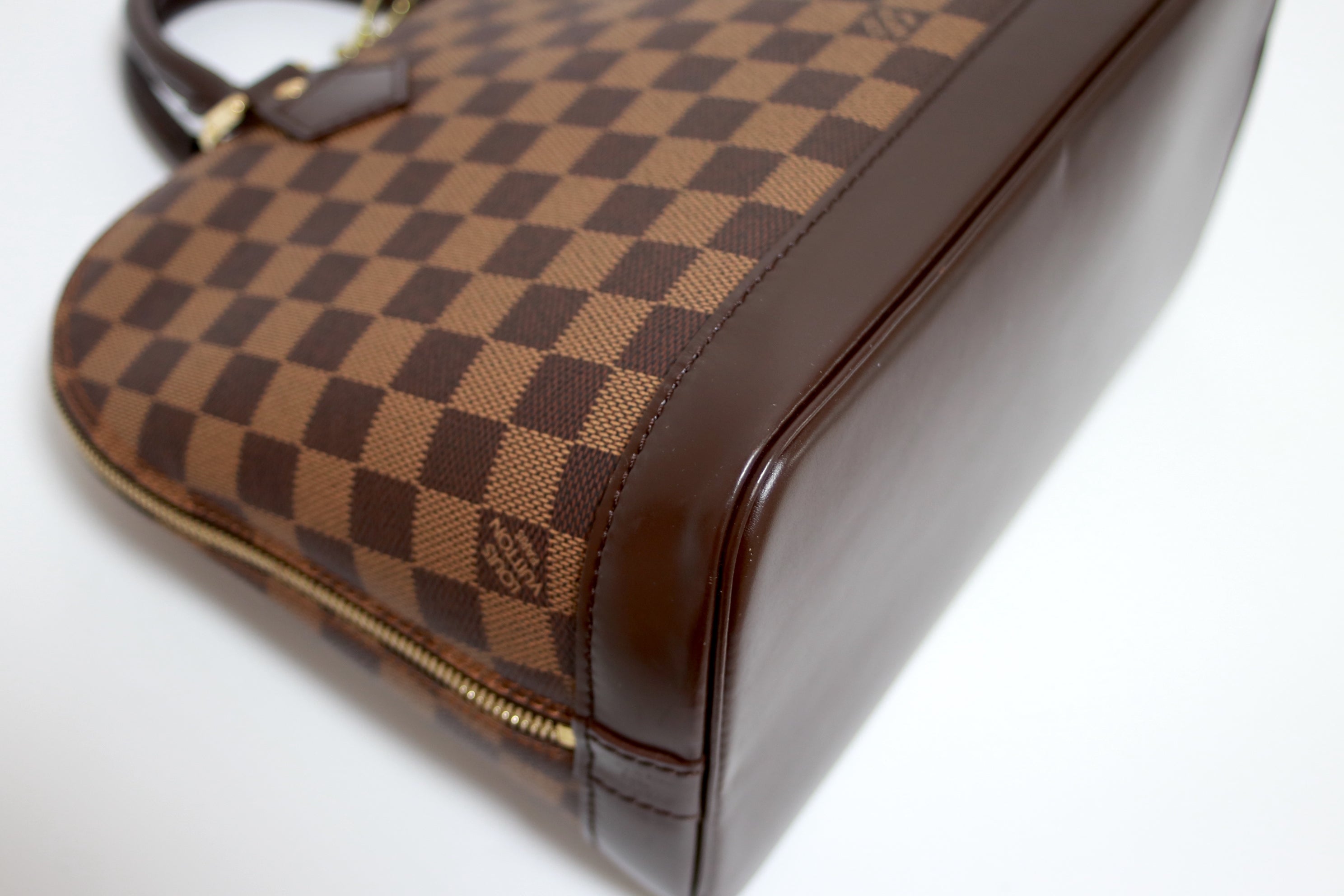 Louis Vuitton Alma PM Damier Ebene Handbag Used