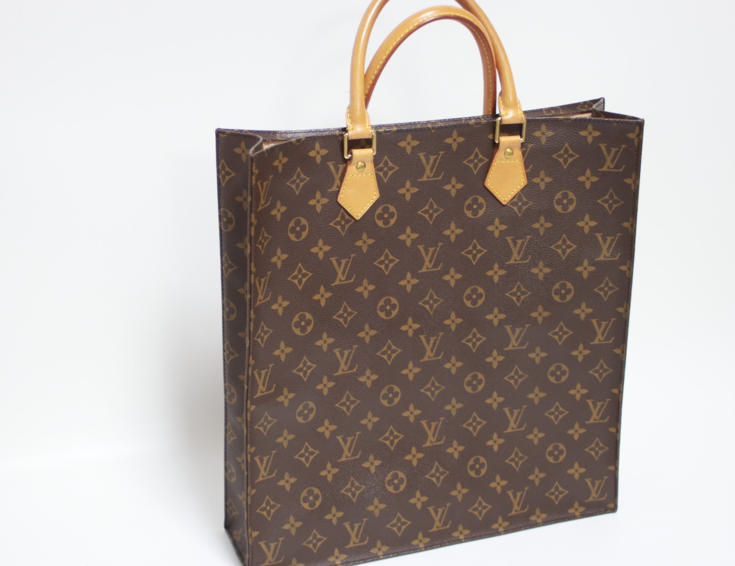 Louis Vuitton Sac Plat Tote Bag Used