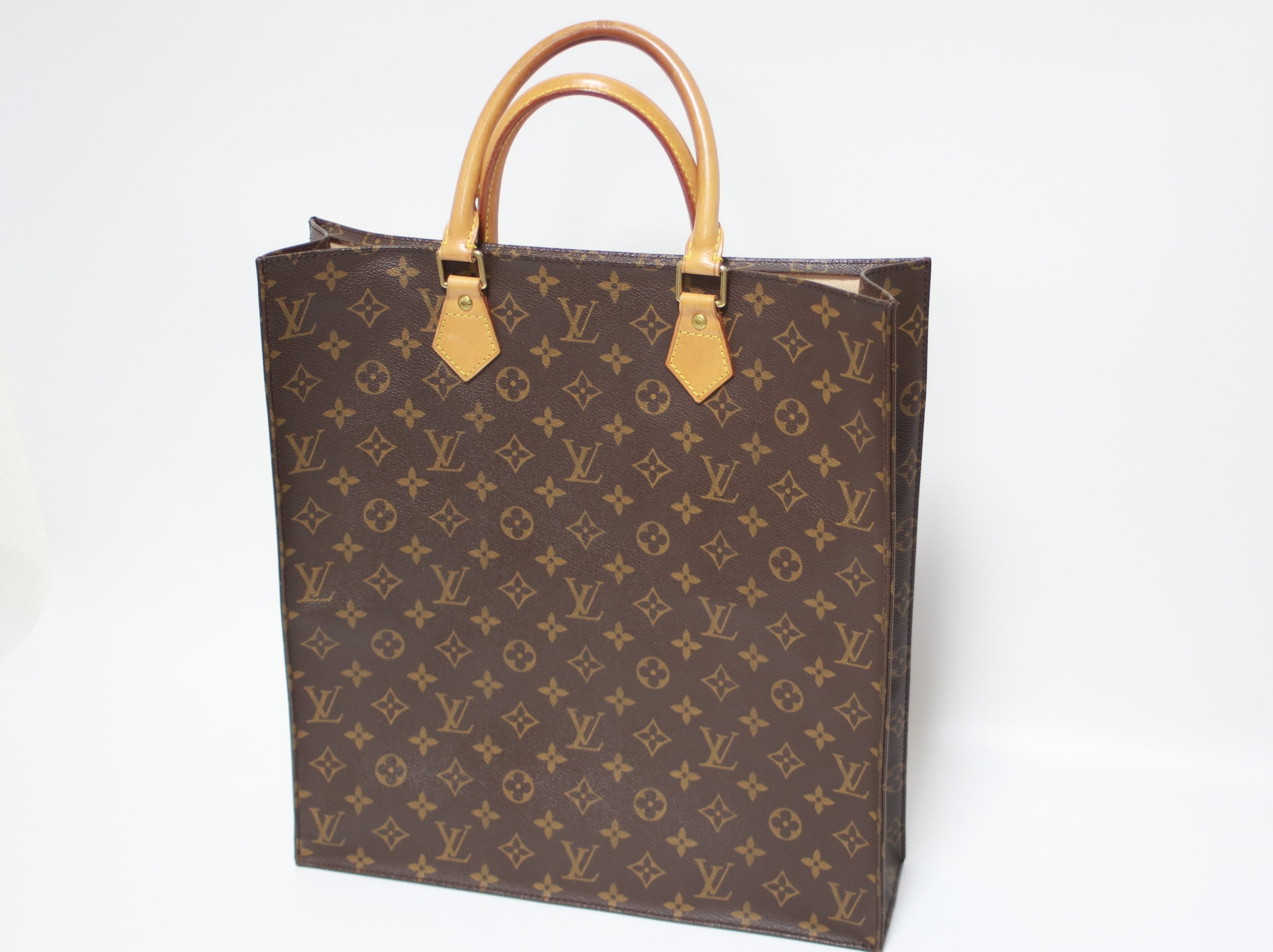 Louis Vuitton Sac Plat Tote Bag Used