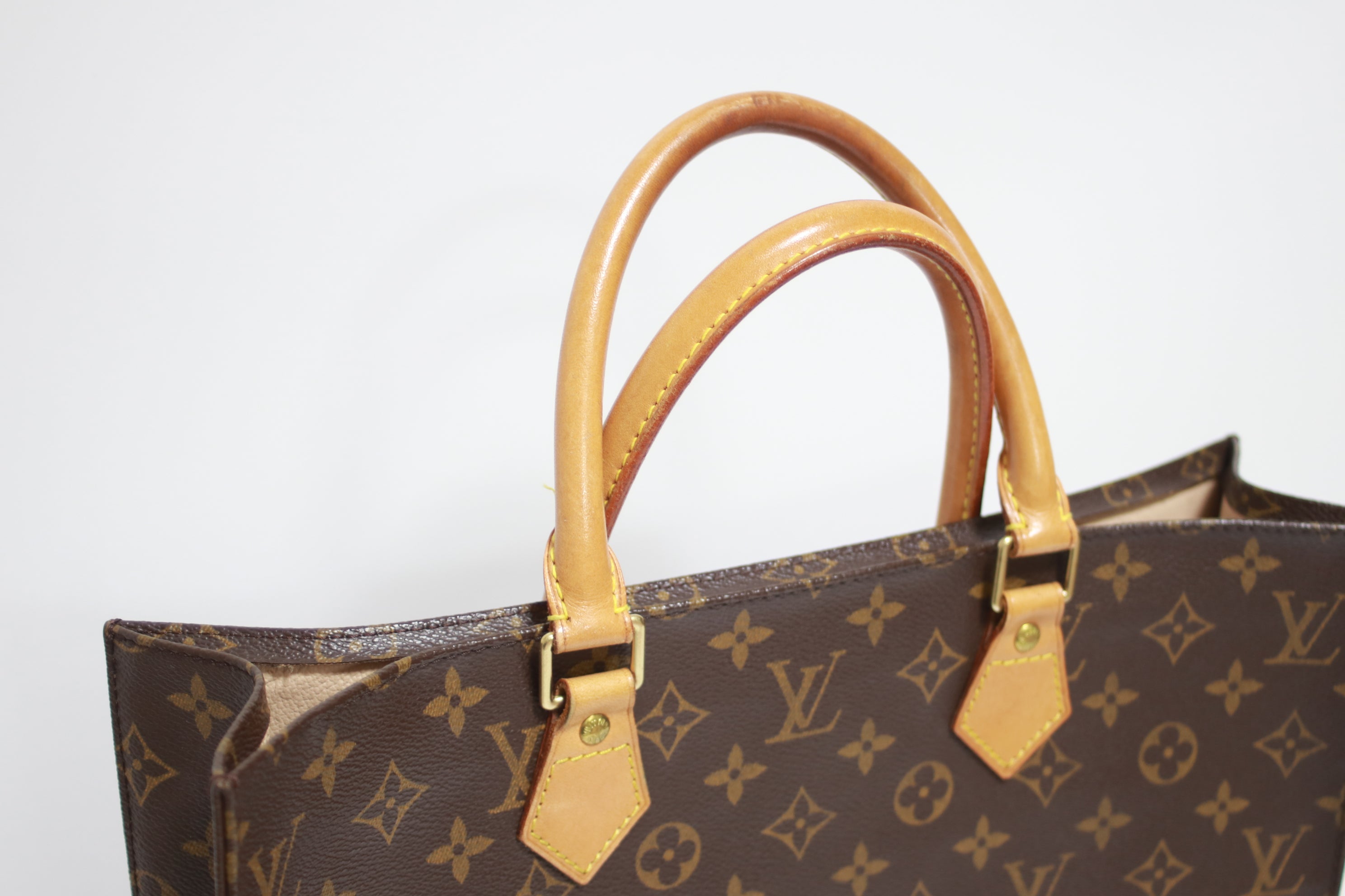 Louis Vuitton Sac Plat Tote Bag Used