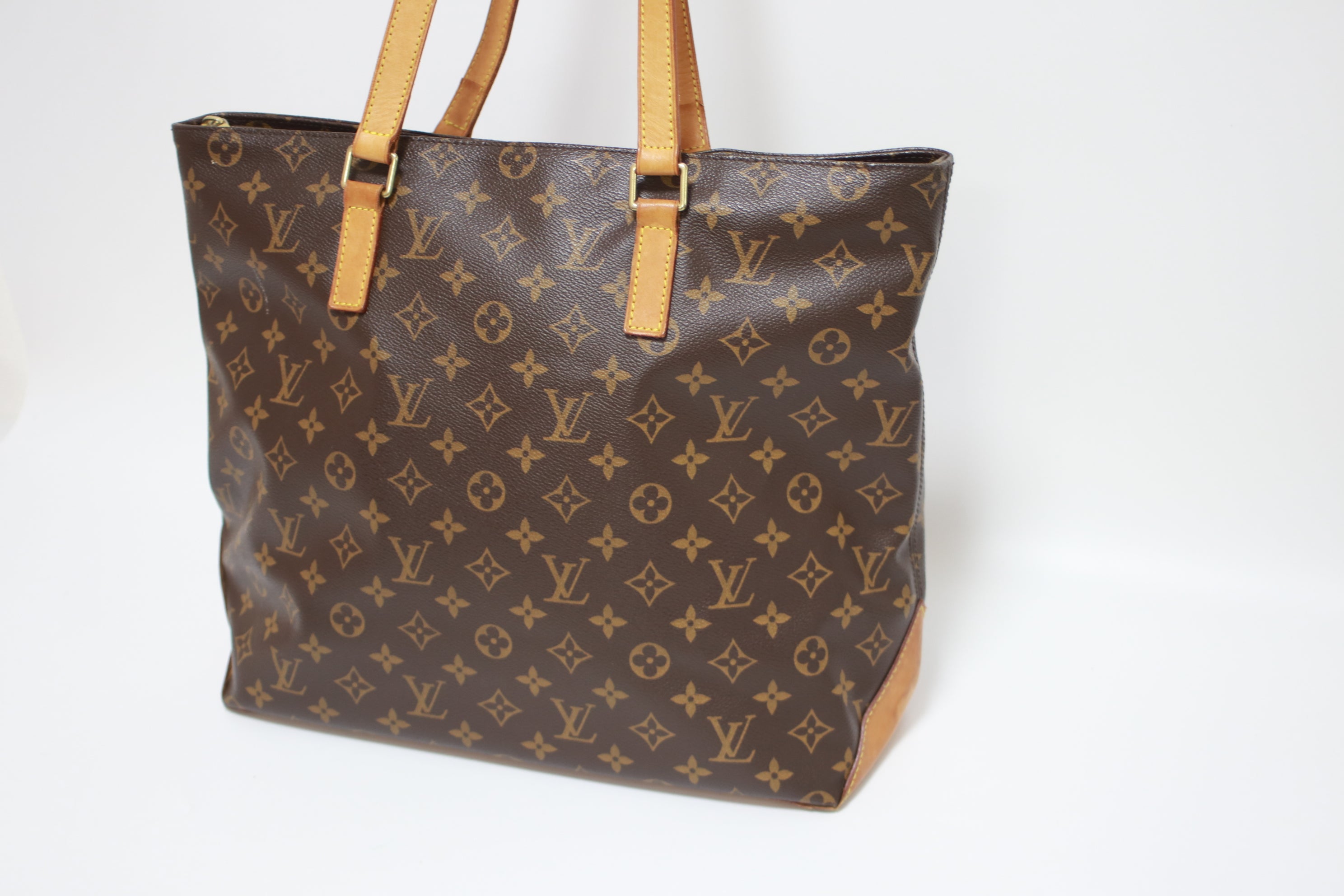 Louis Vuitton Cabas Mezzo Shoulder Tote Bag Used