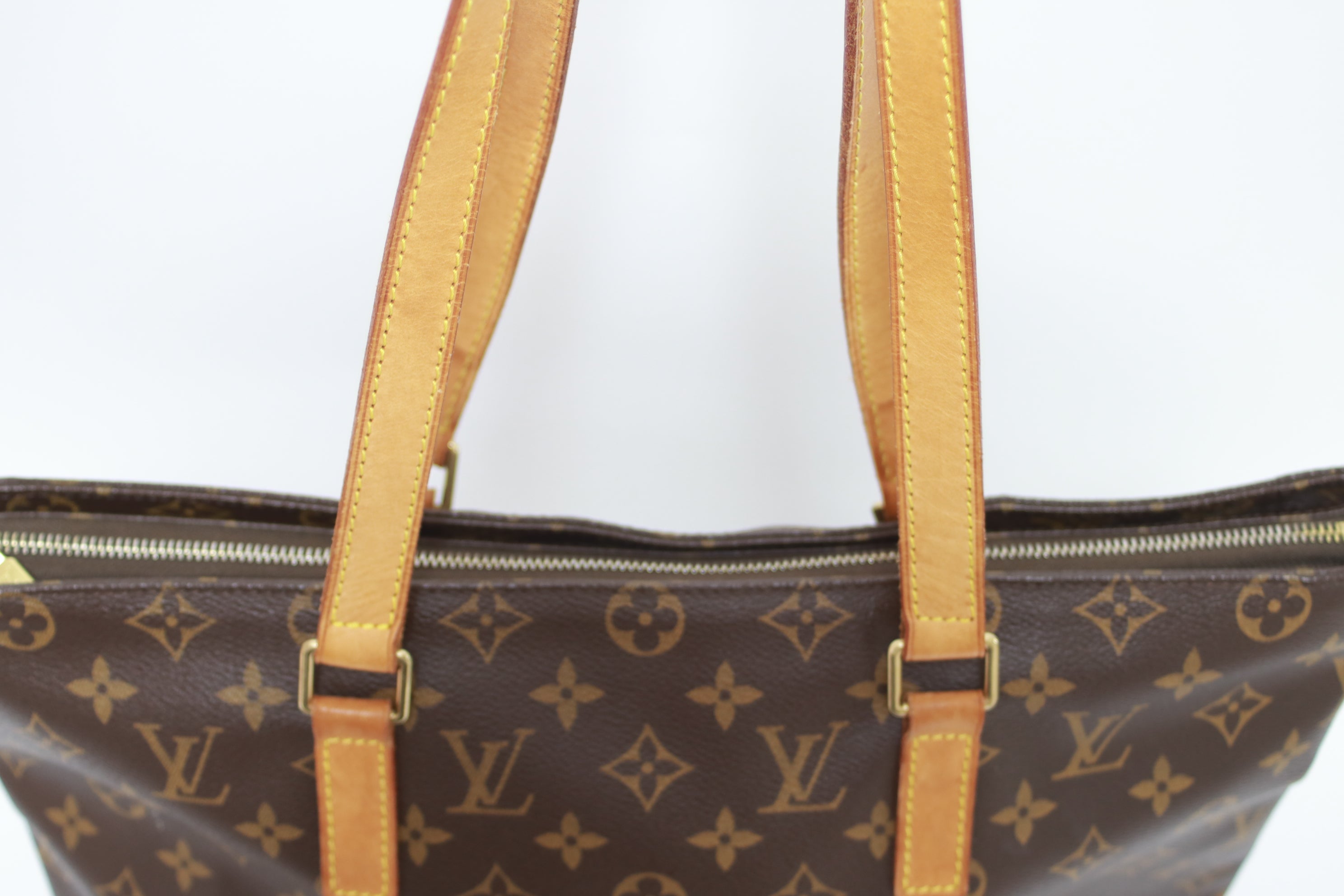 Louis Vuitton Cabas Mezzo Shoulder Tote Bag Used