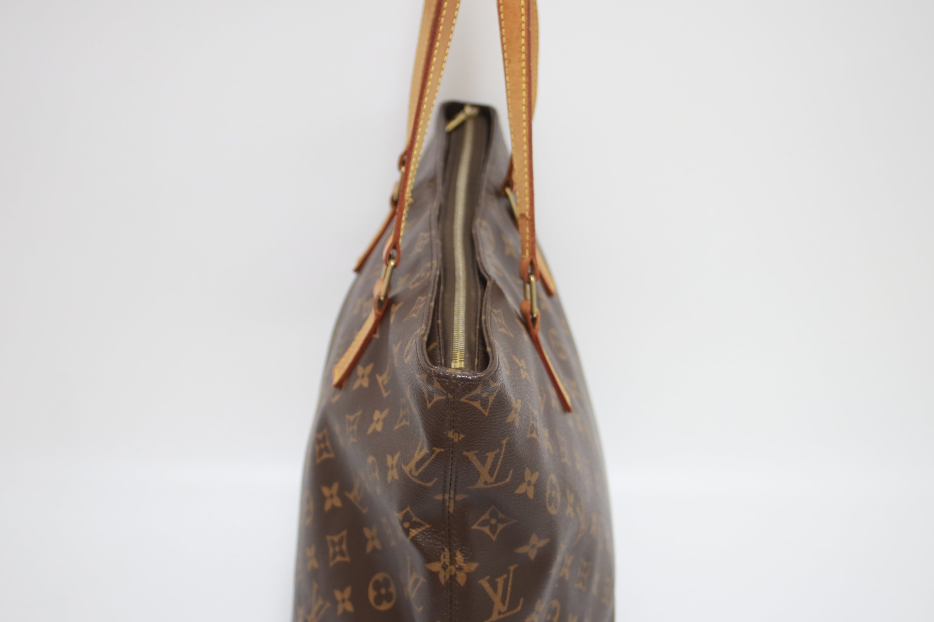 Louis Vuitton Cabas Mezzo Shoulder Tote Bag Used