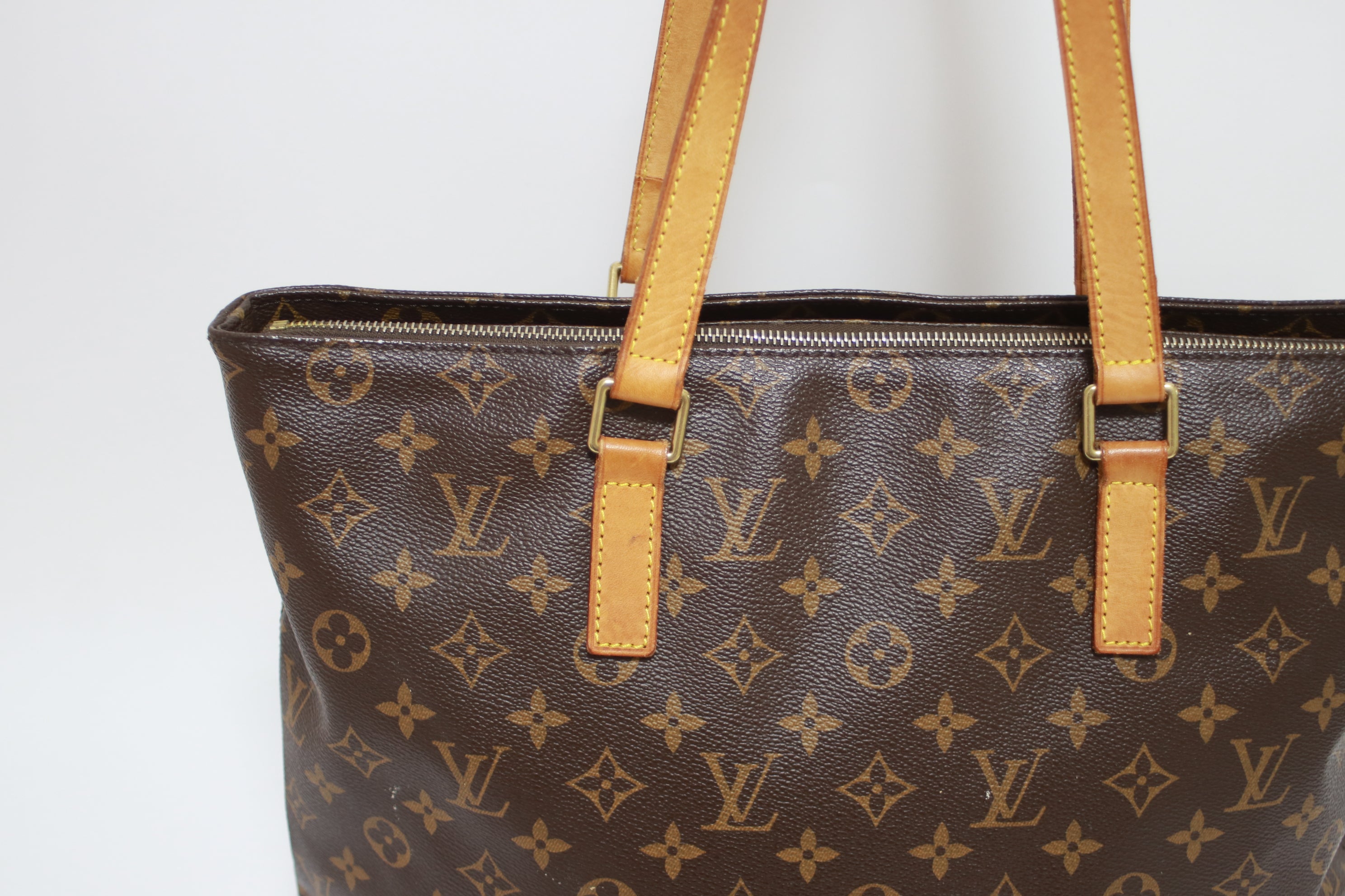 Louis Vuitton Cabas Mezzo Shoulder Tote Bag Used
