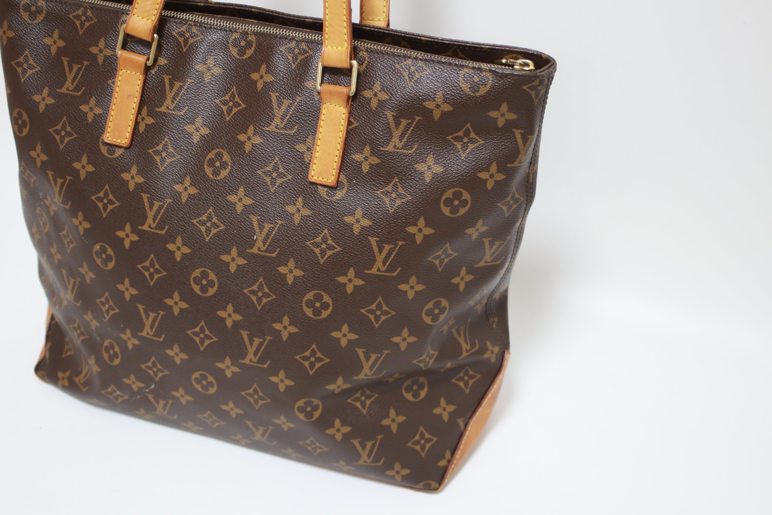 Louis Vuitton Cabas Mezzo Shoulder Tote Bag Used