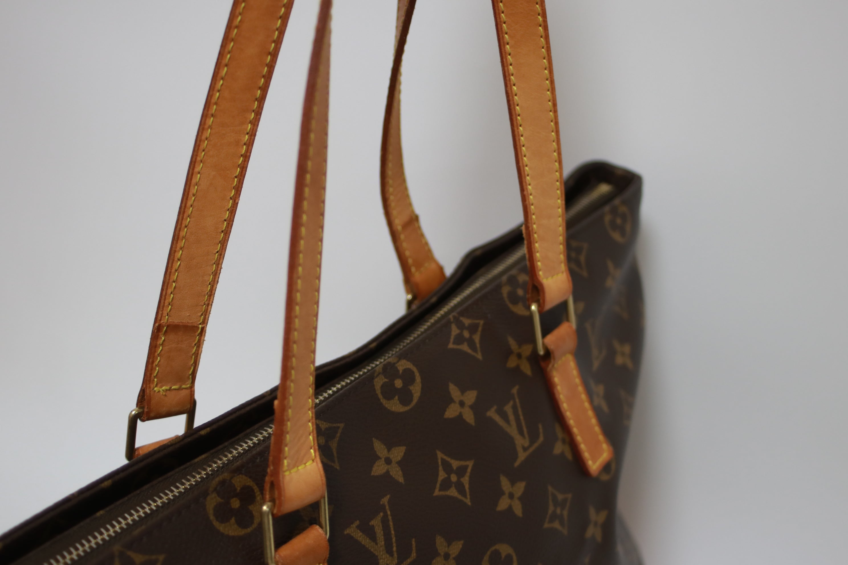 Louis Vuitton Cabas Mezzo Shoulder Tote Bag Used