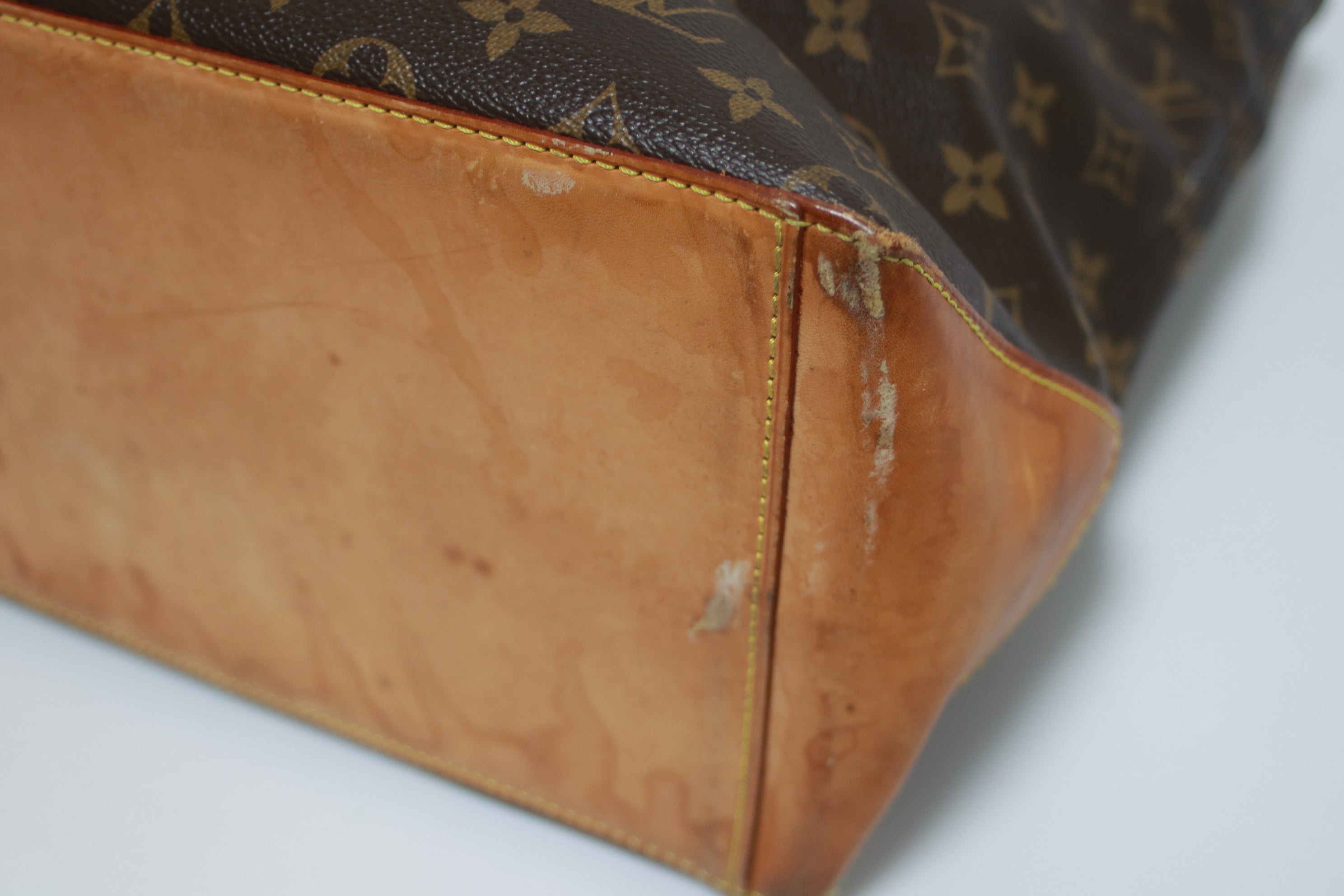 Louis Vuitton Cabas Mezzo Shoulder Tote Bag Used