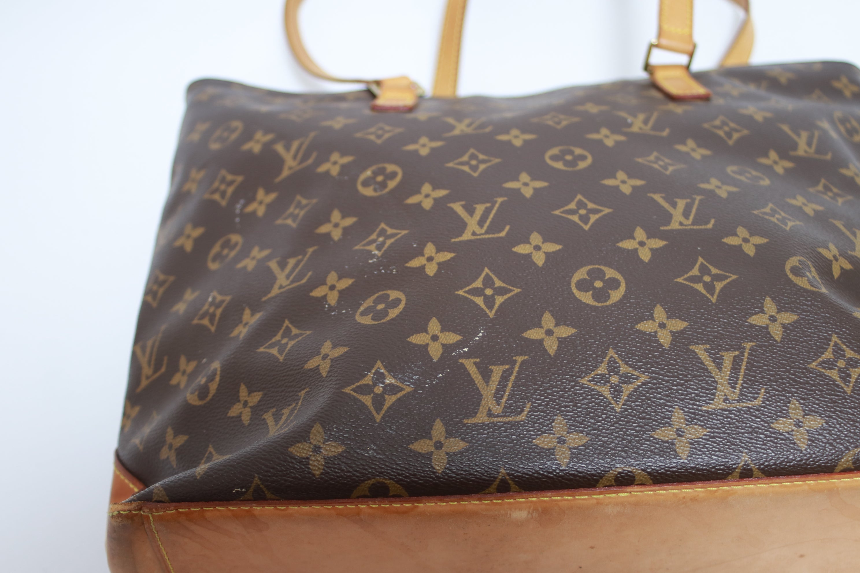 Louis Vuitton Cabas Mezzo Shoulder Tote Bag Used