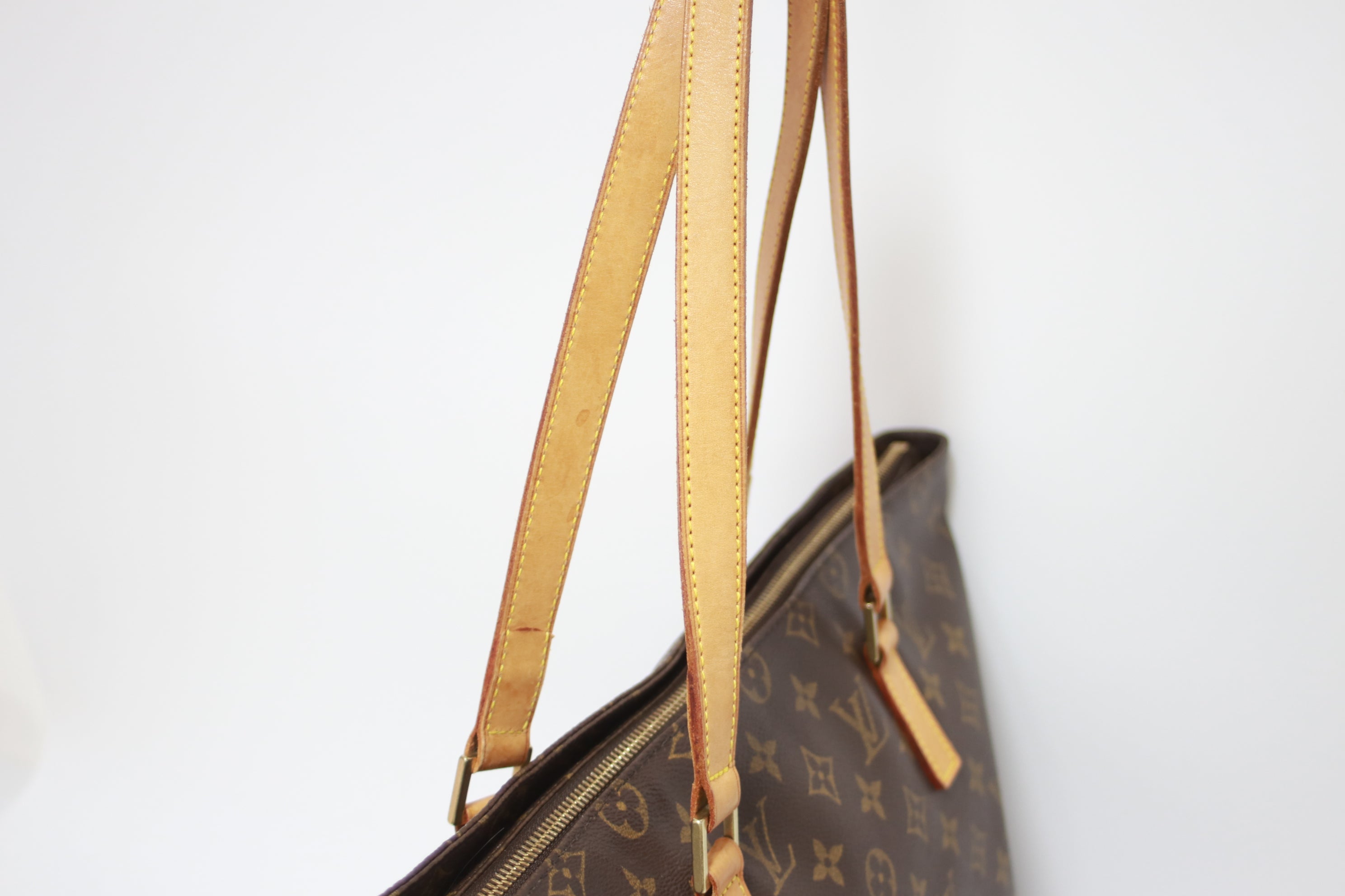 Louis Vuitton Cabas Mezzo Shoulder Bag Used