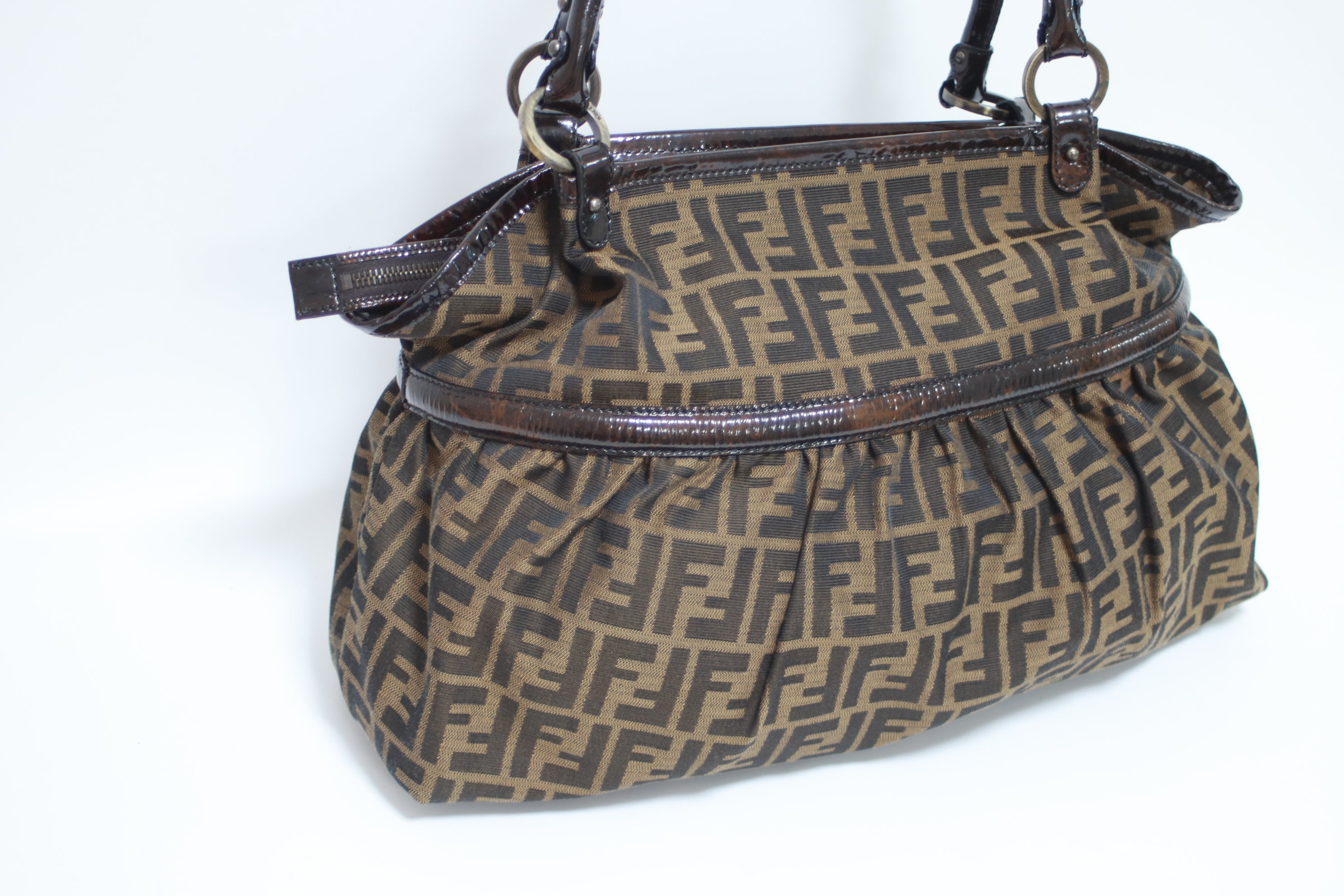 Fendi Zucca Shoulder Bag Used