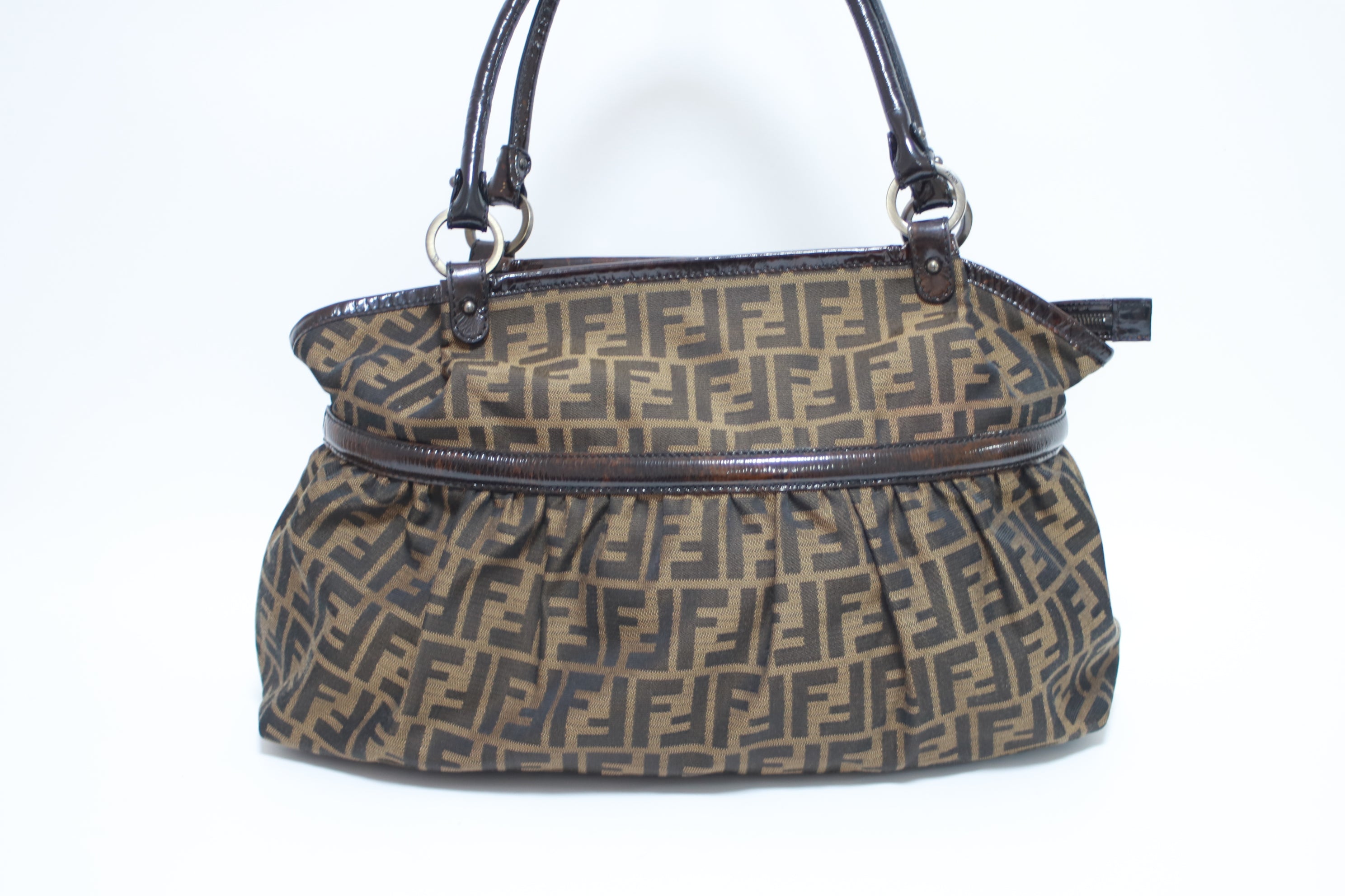 Fendi Zucca Shoulder Bag Used