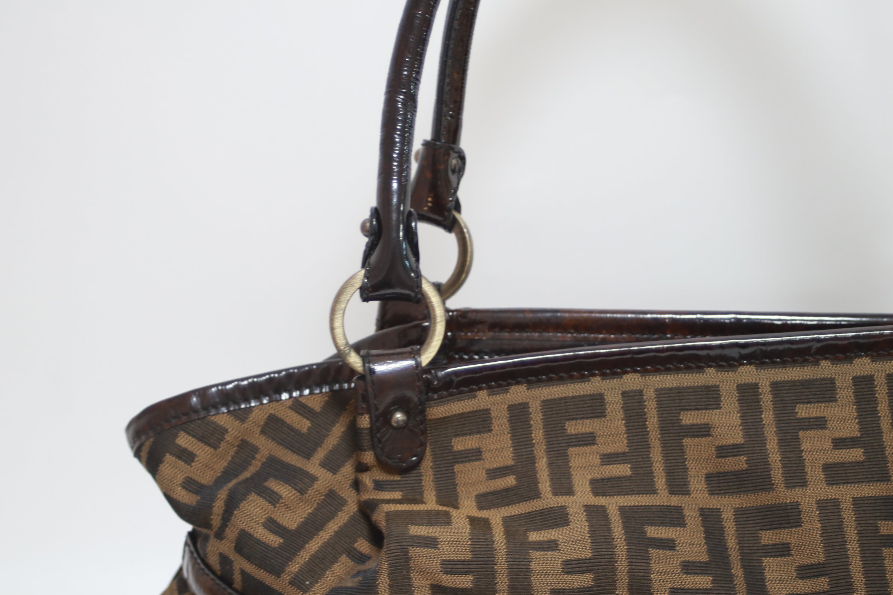 Fendi Zucca Shoulder Bag Used