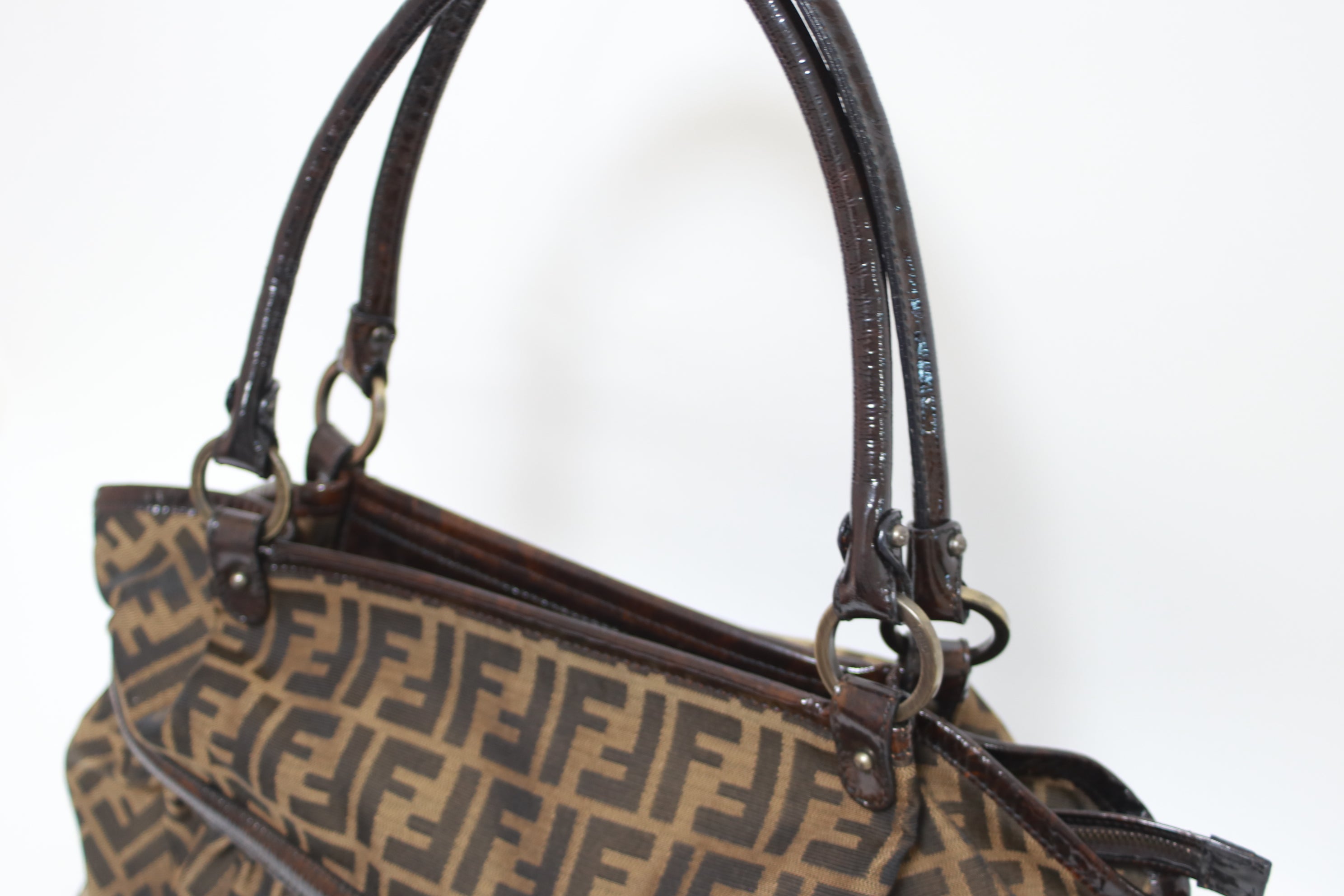 Fendi Zucca Shoulder Bag Used