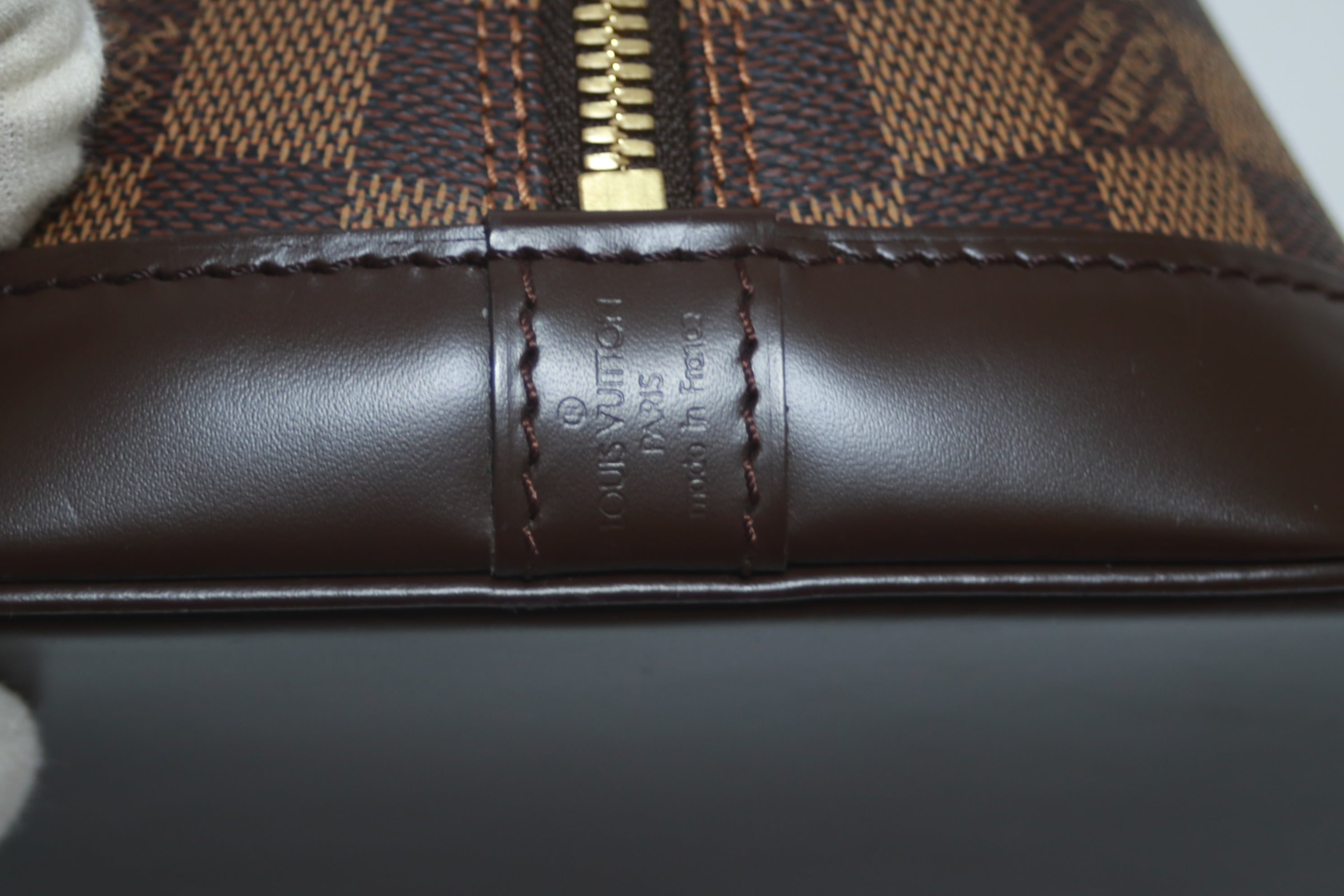 Louis Vuitton Alma Pm Damier Ebene Handbag